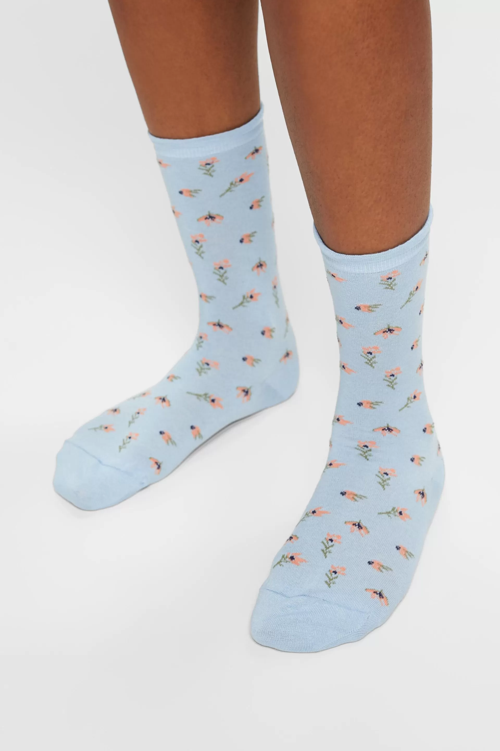 2er-Set Stricksocken mit floralem Muster-ESPRIT Online