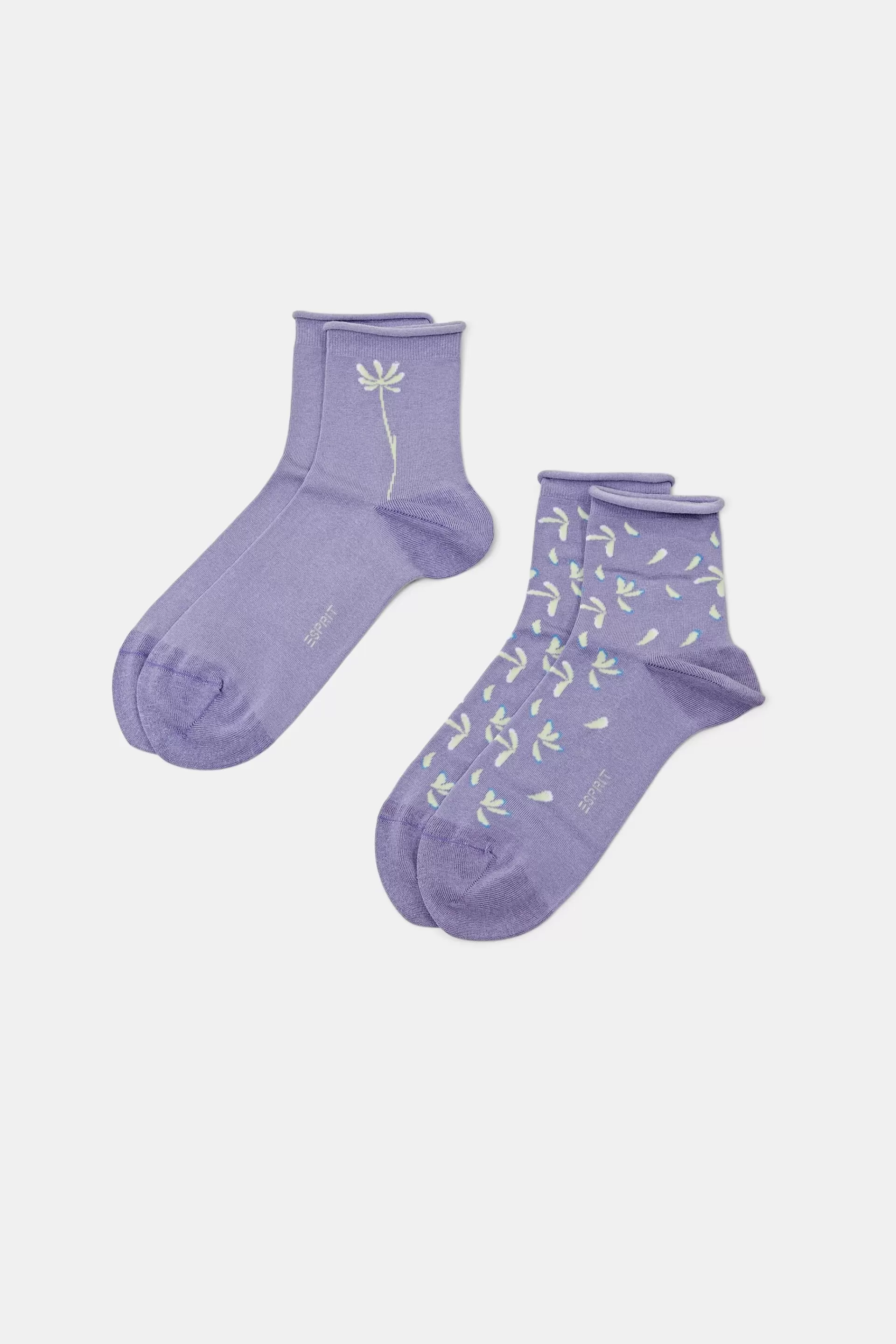 2er-Set Stricksocken mit Print-ESPRIT New