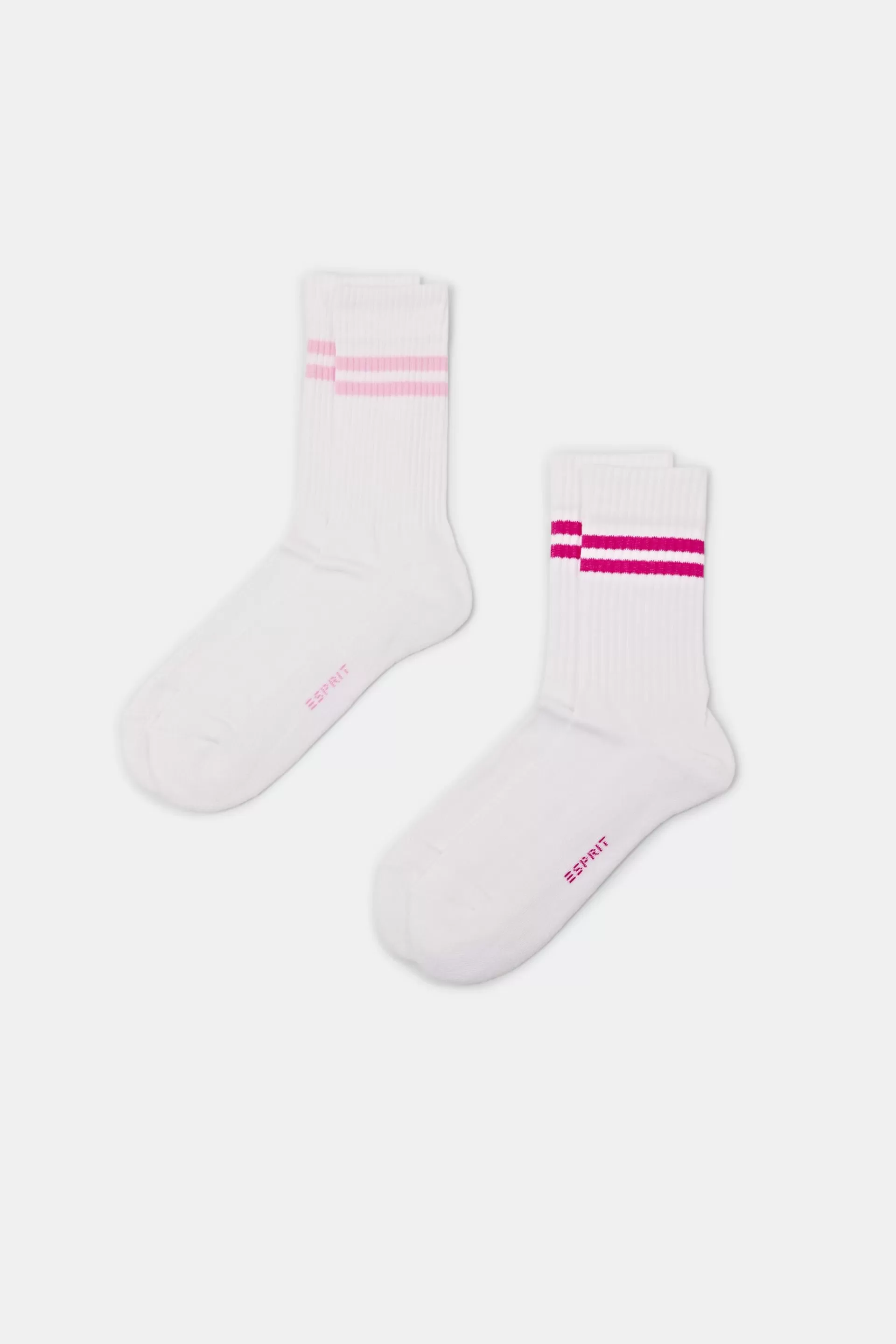 2er-Set Tennissocken im Streifendesign-ESPRIT Shop