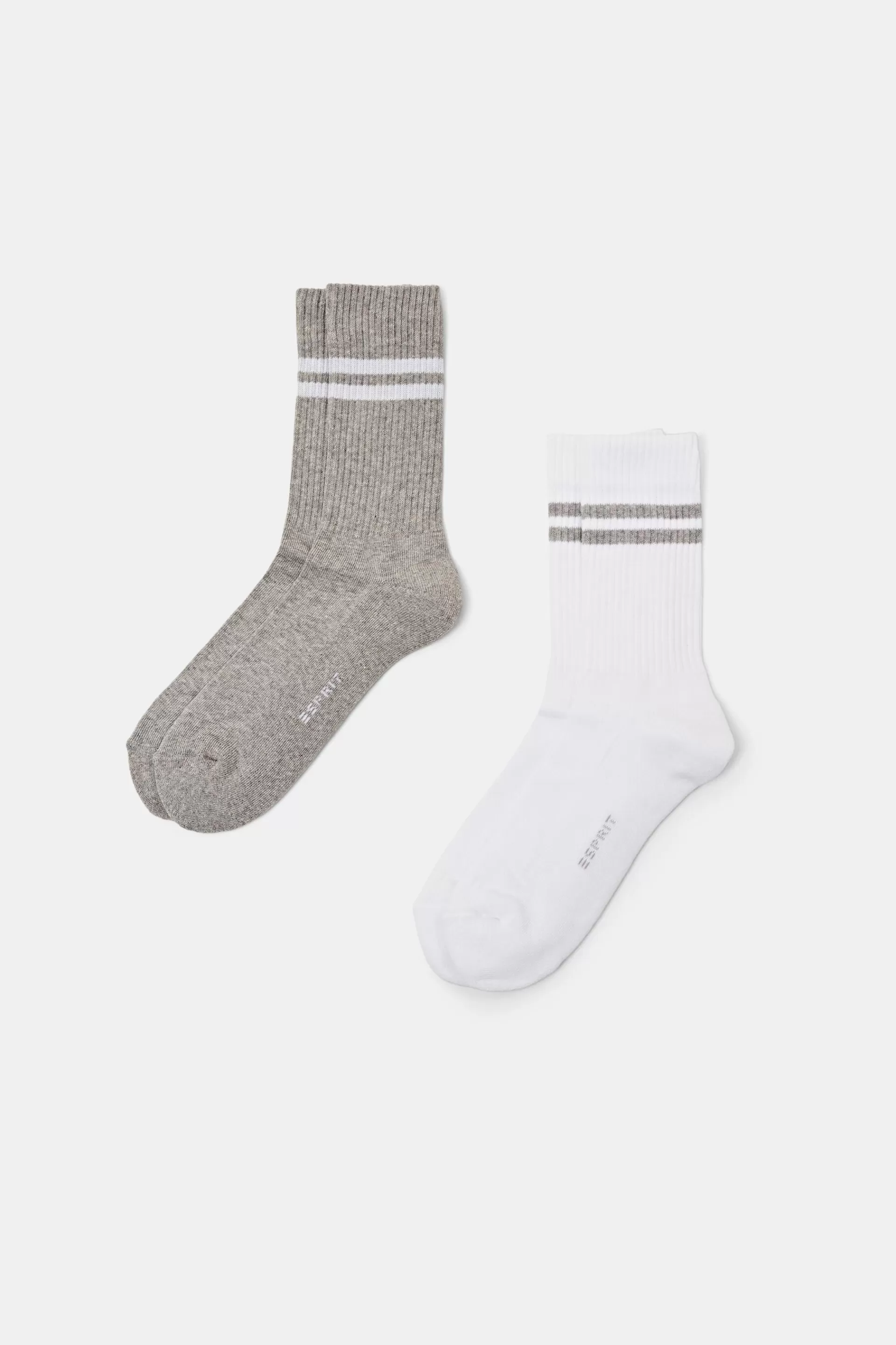 2er-Set Tennissocken im Streifendesign-ESPRIT Outlet
