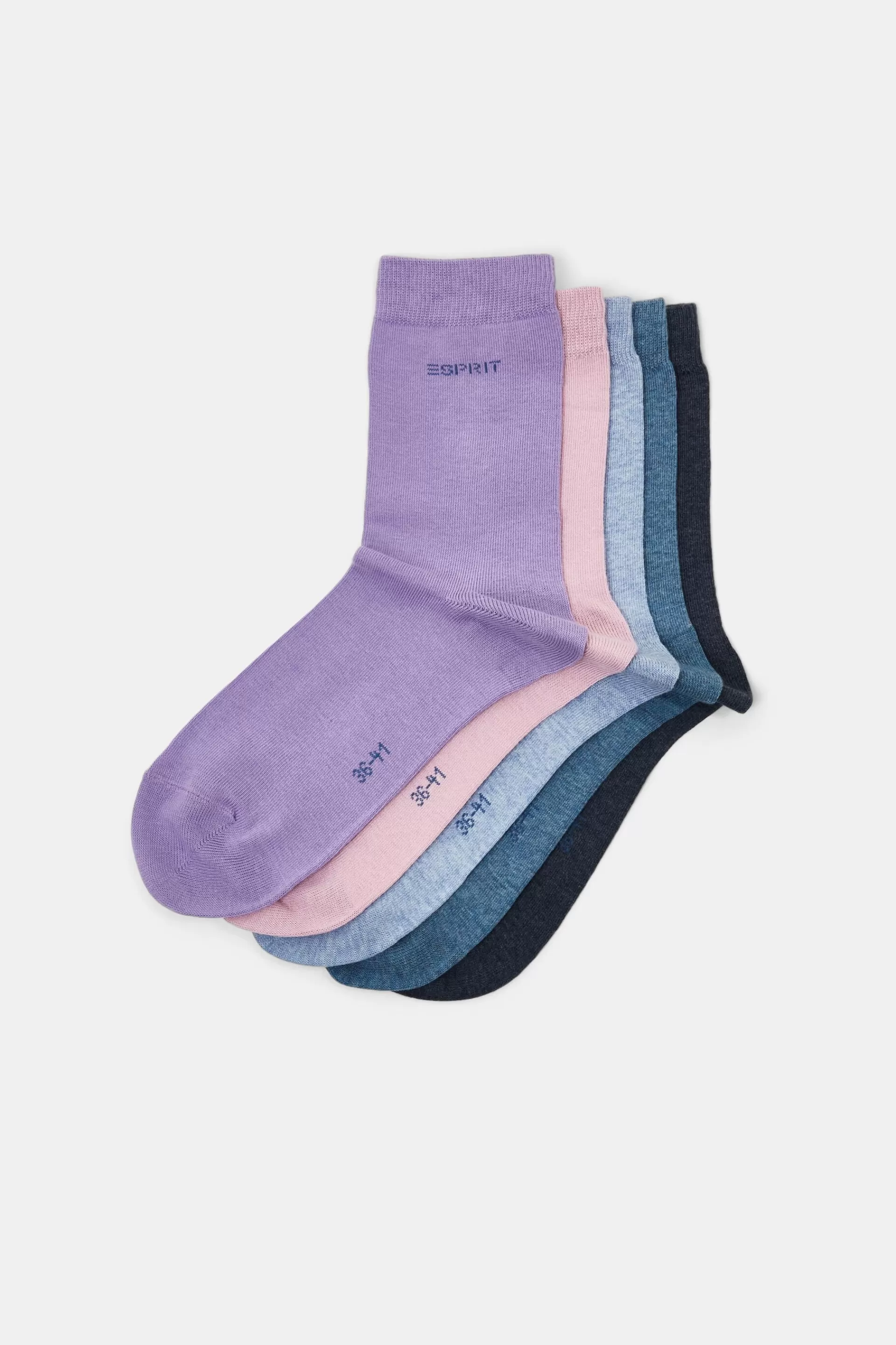 5er-Pack Socken, Organic Cotton-ESPRIT Hot