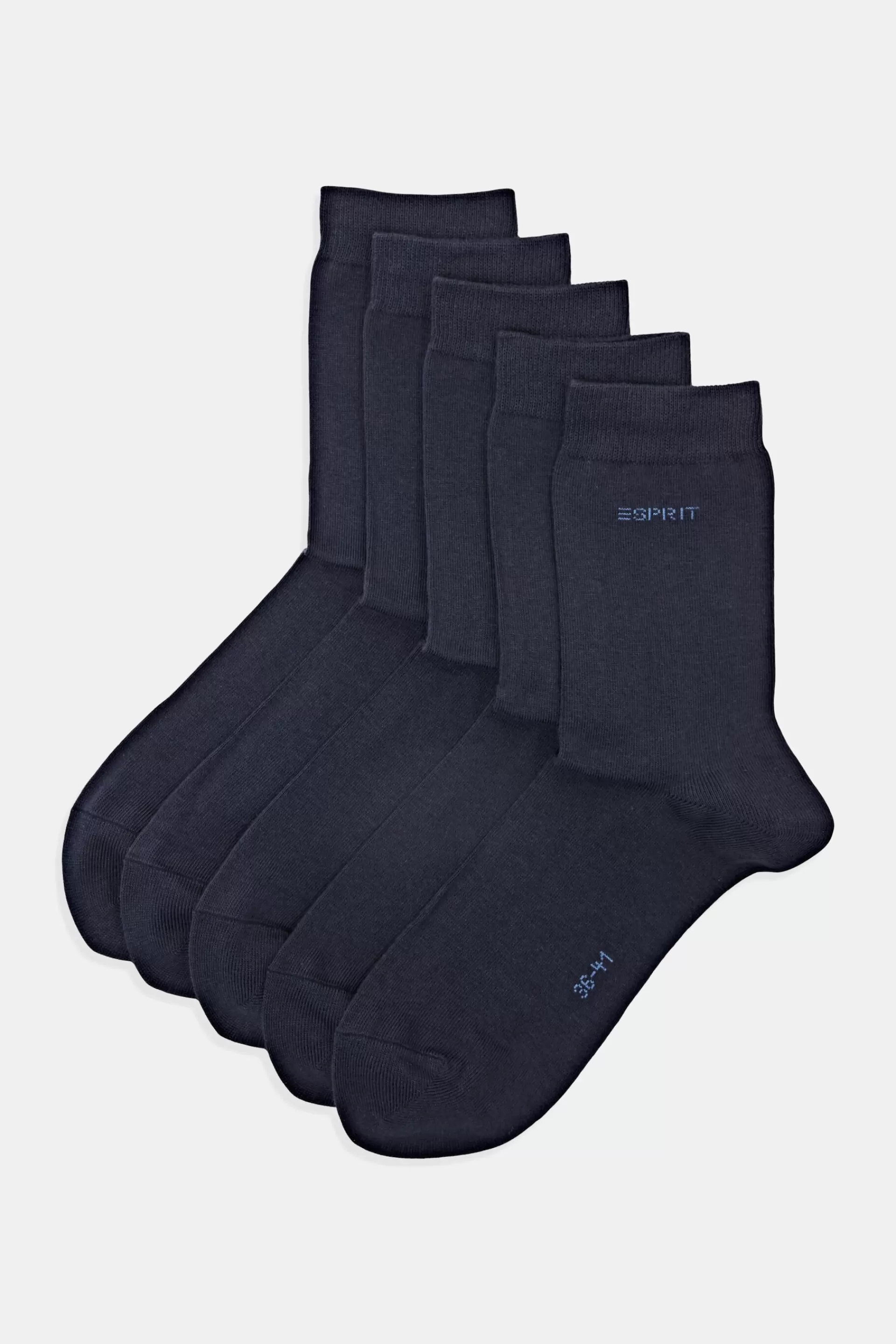 5er-Pack unifarbene Socken, Bio-Baumwolle-ESPRIT Cheap
