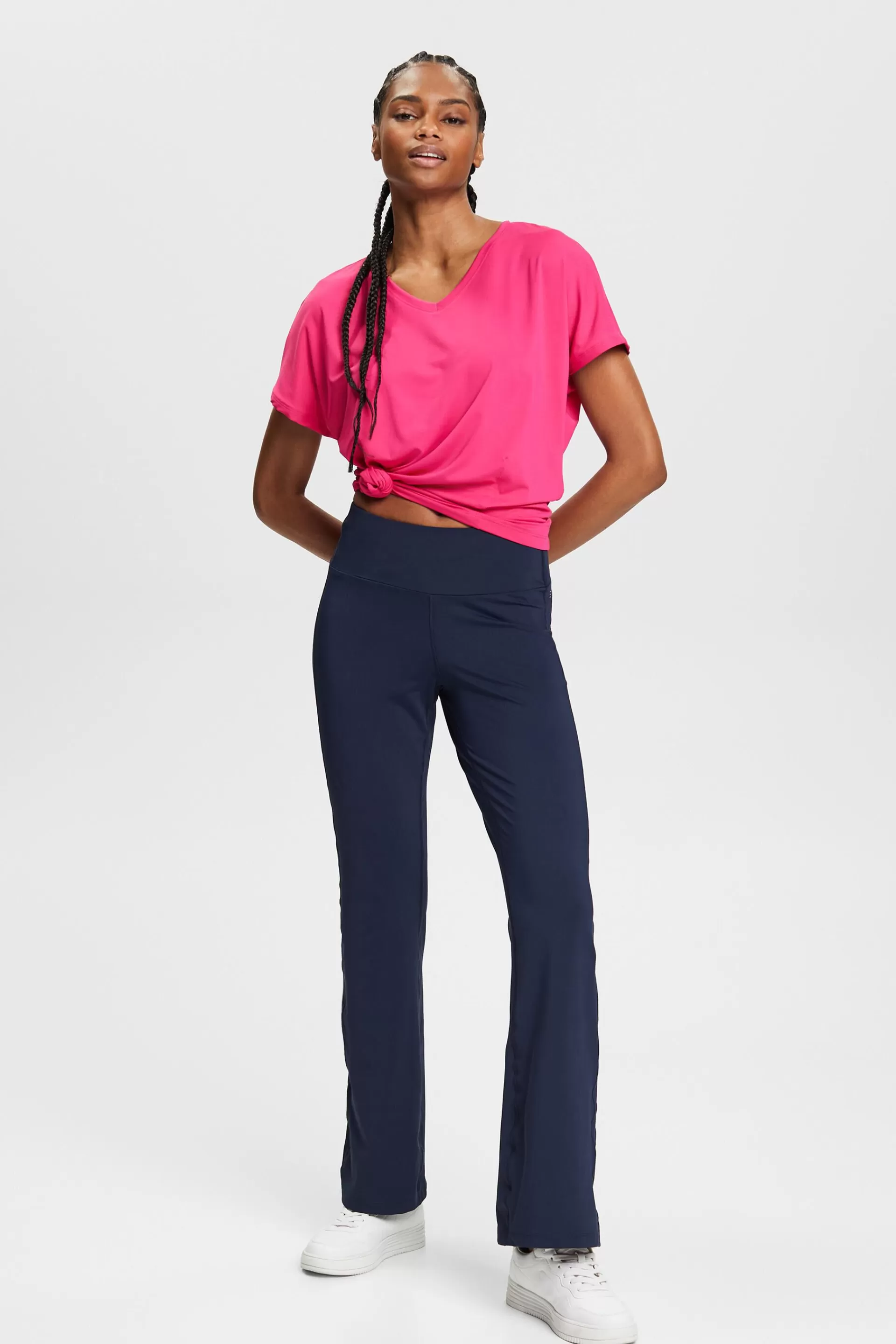 Active T-Shirt E-DRY mit V-Ausschnitt-ESPRIT New