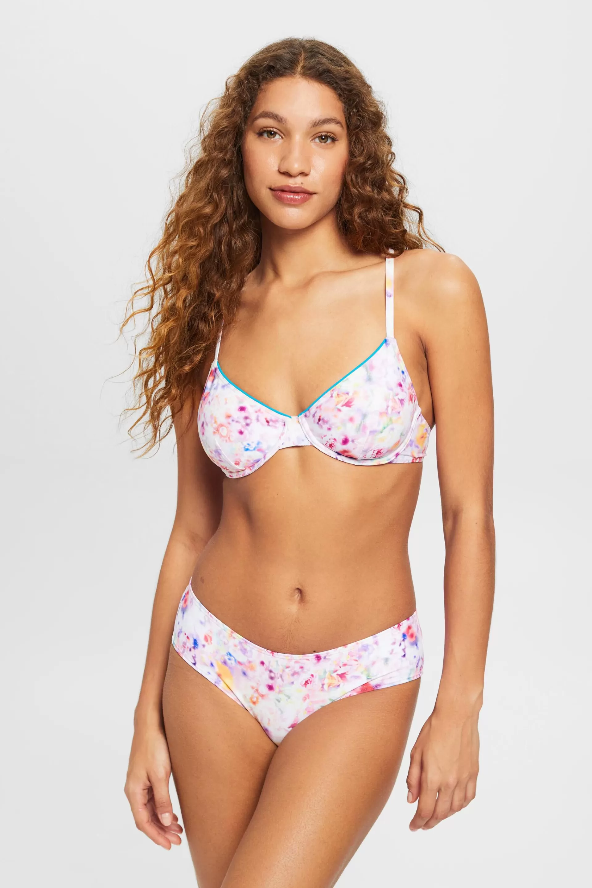 Bikini-Hipster mit floralem Print-ESPRIT Online
