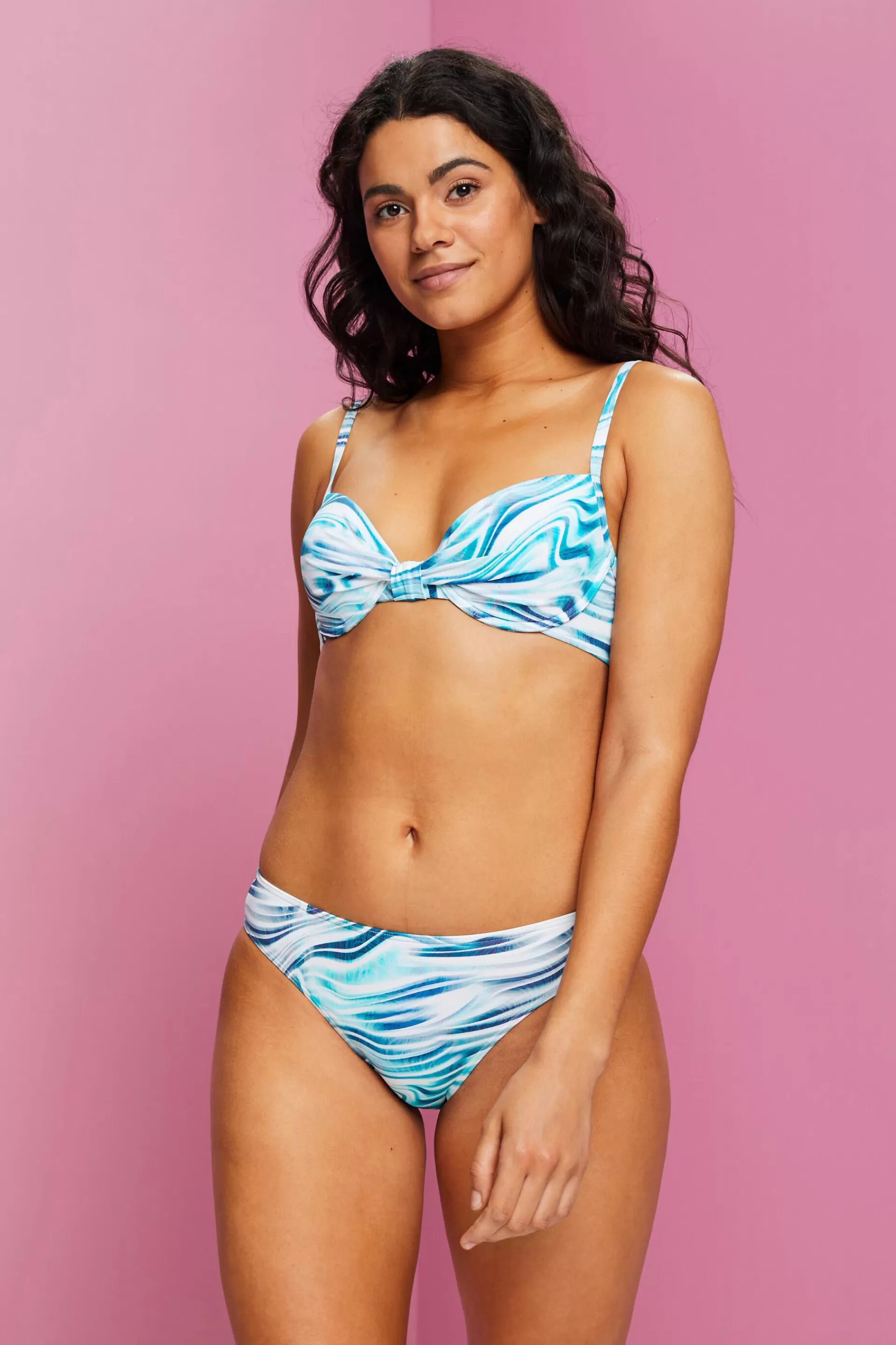 Bikinitop mit Wellen-Print-ESPRIT Online