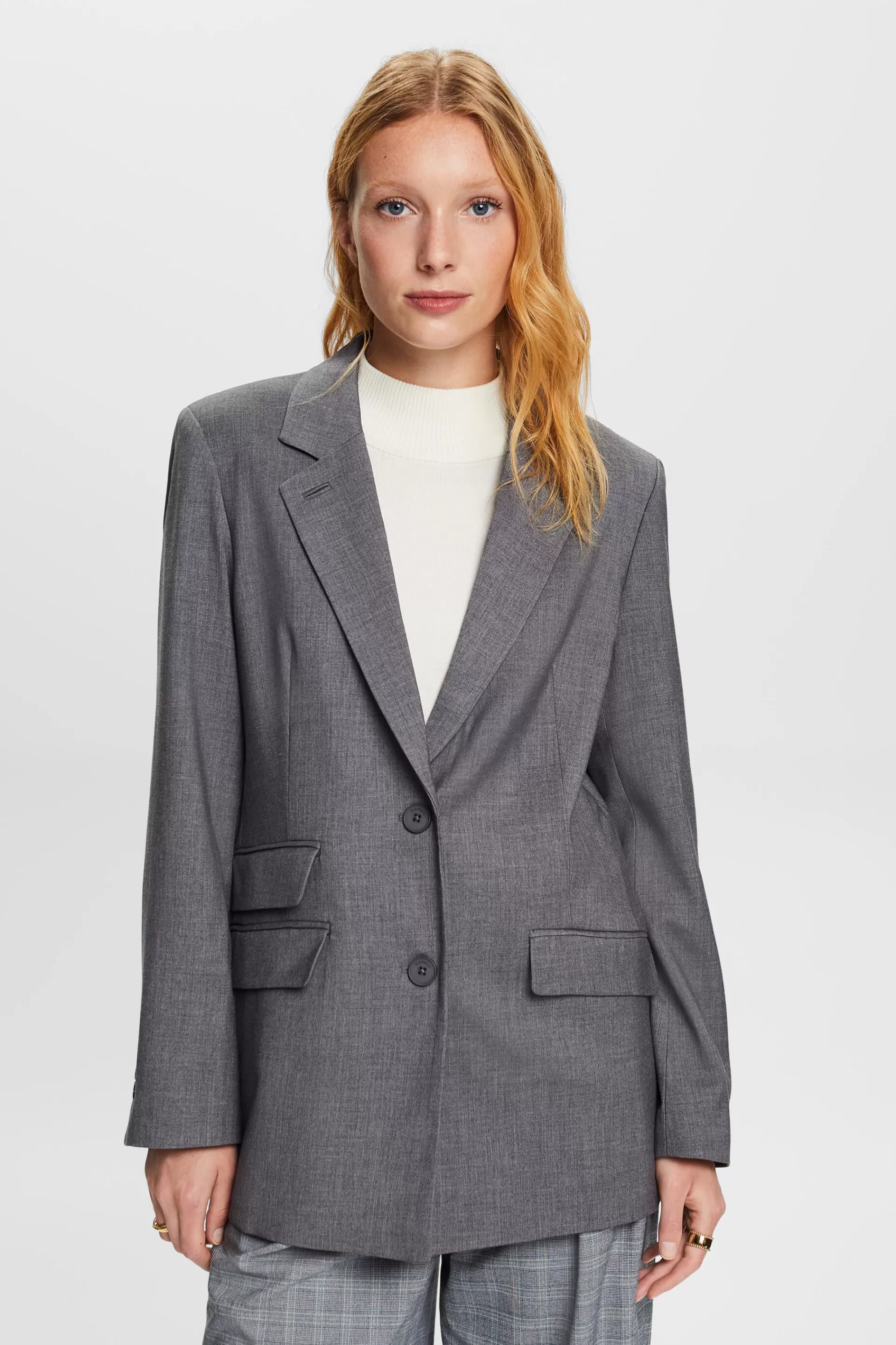 Blazer aus Wollmix-ESPRIT Shop