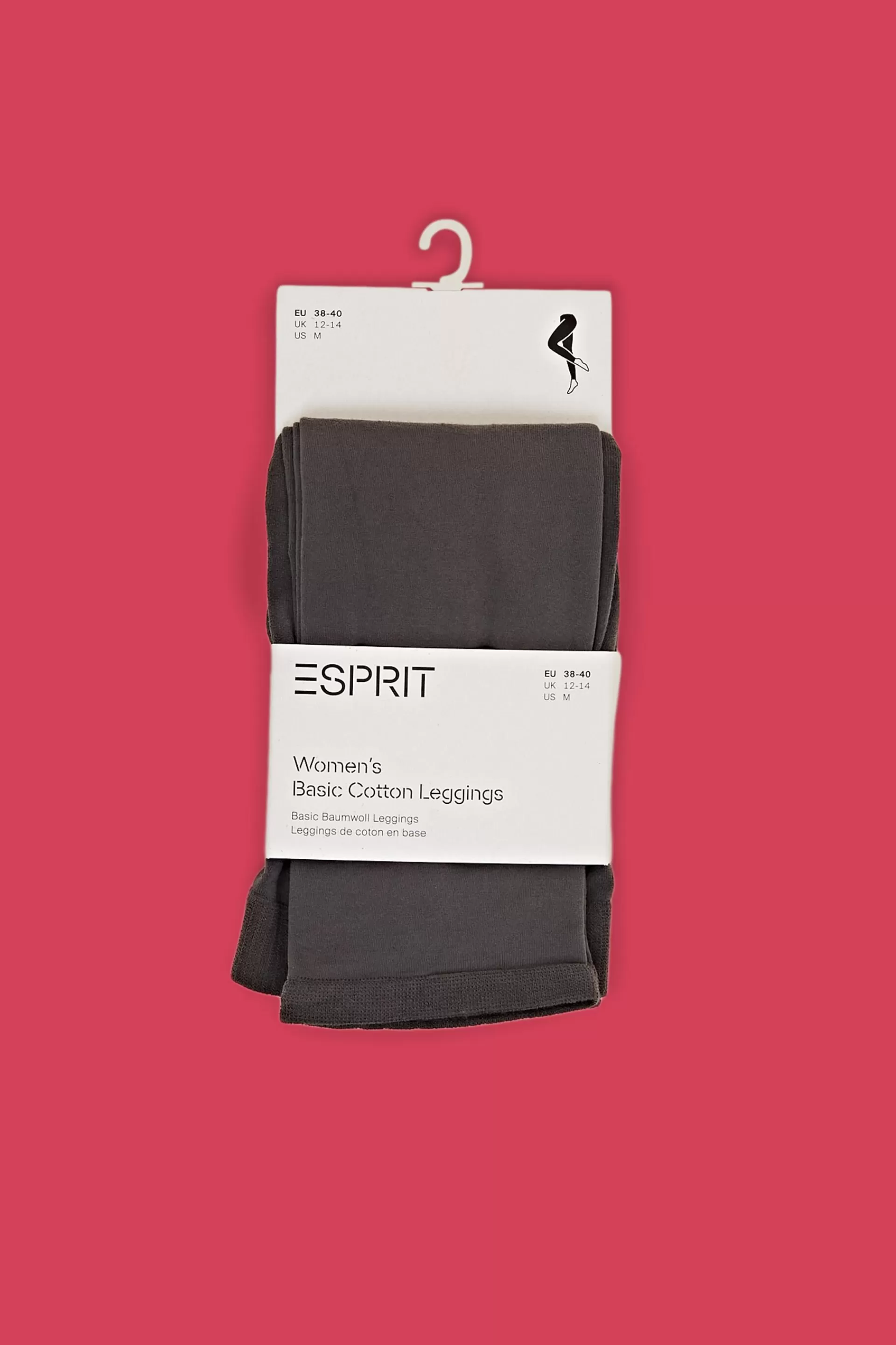 Blickdichte Leggings, Baumwoll-Mix-ESPRIT New