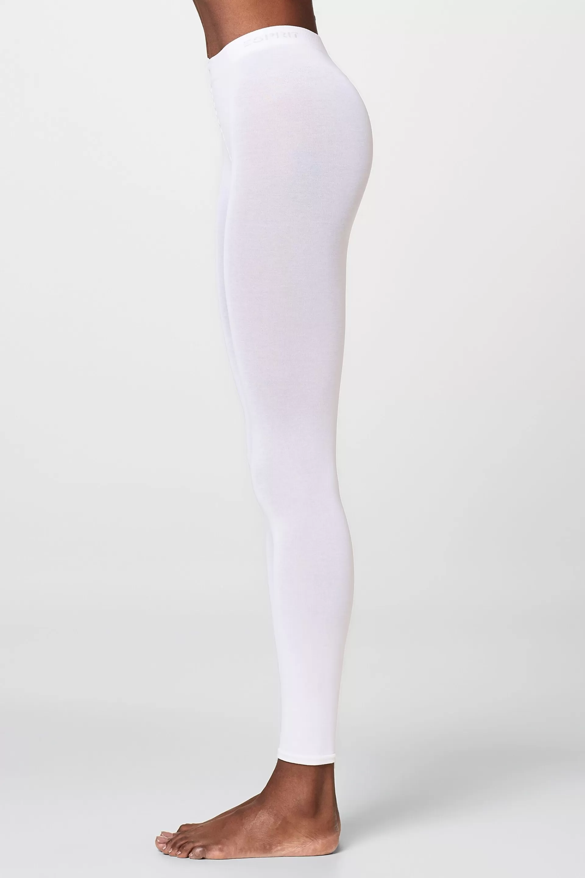 Blickdichte Leggings, Baumwoll-Mix-ESPRIT Fashion