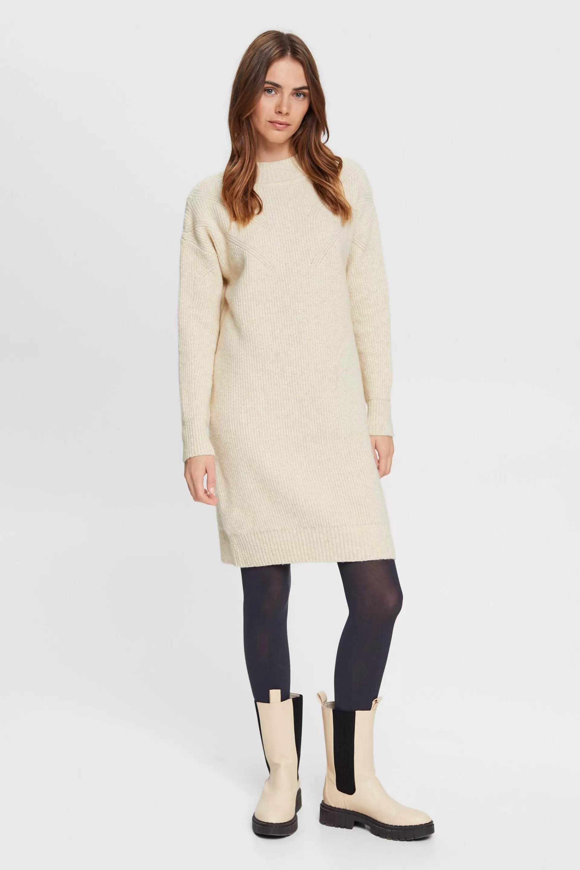Blickdichte Leggings, Baumwoll-Mix-ESPRIT Online