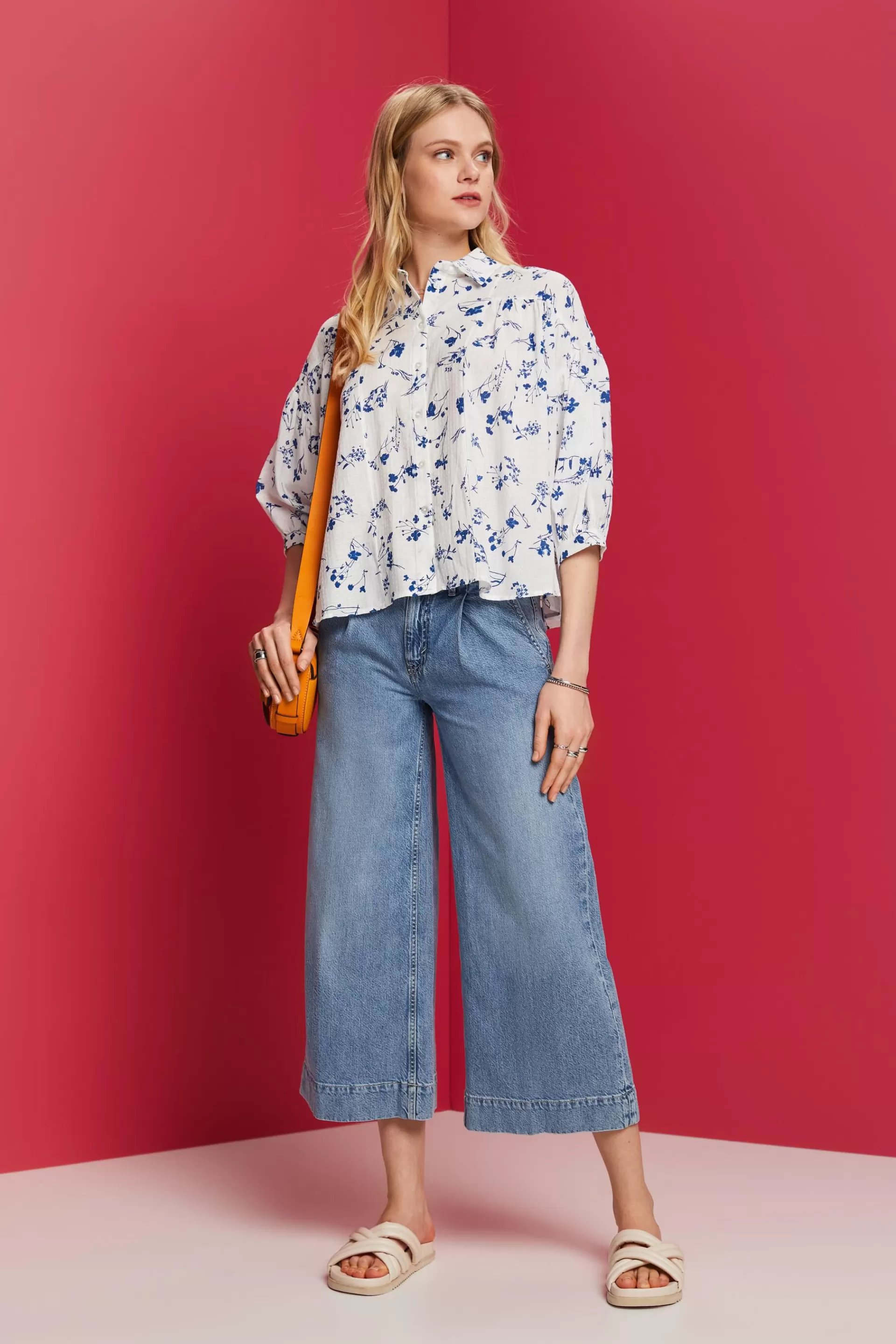 Blouses woven Oversized fit-ESPRIT Outlet
