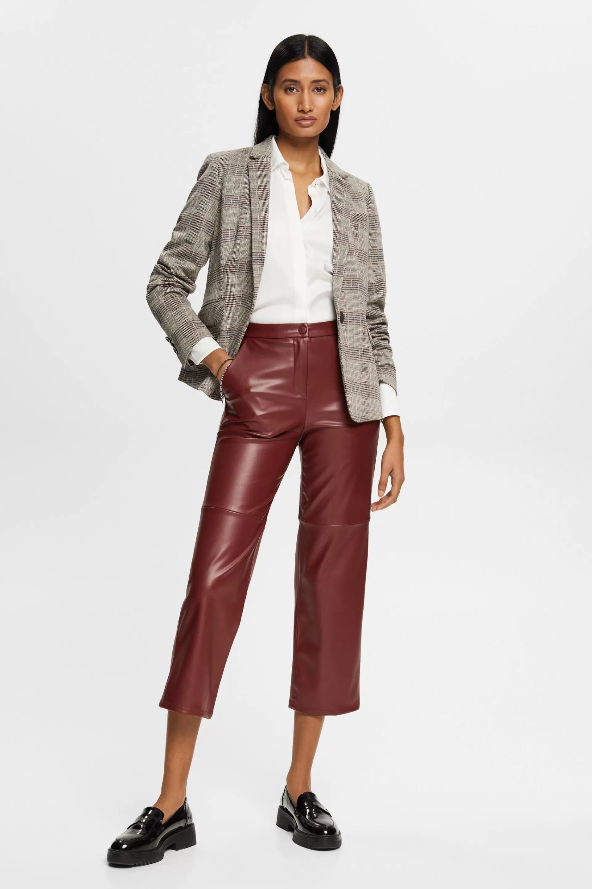 Bluse in Satinoptik-ESPRIT Fashion