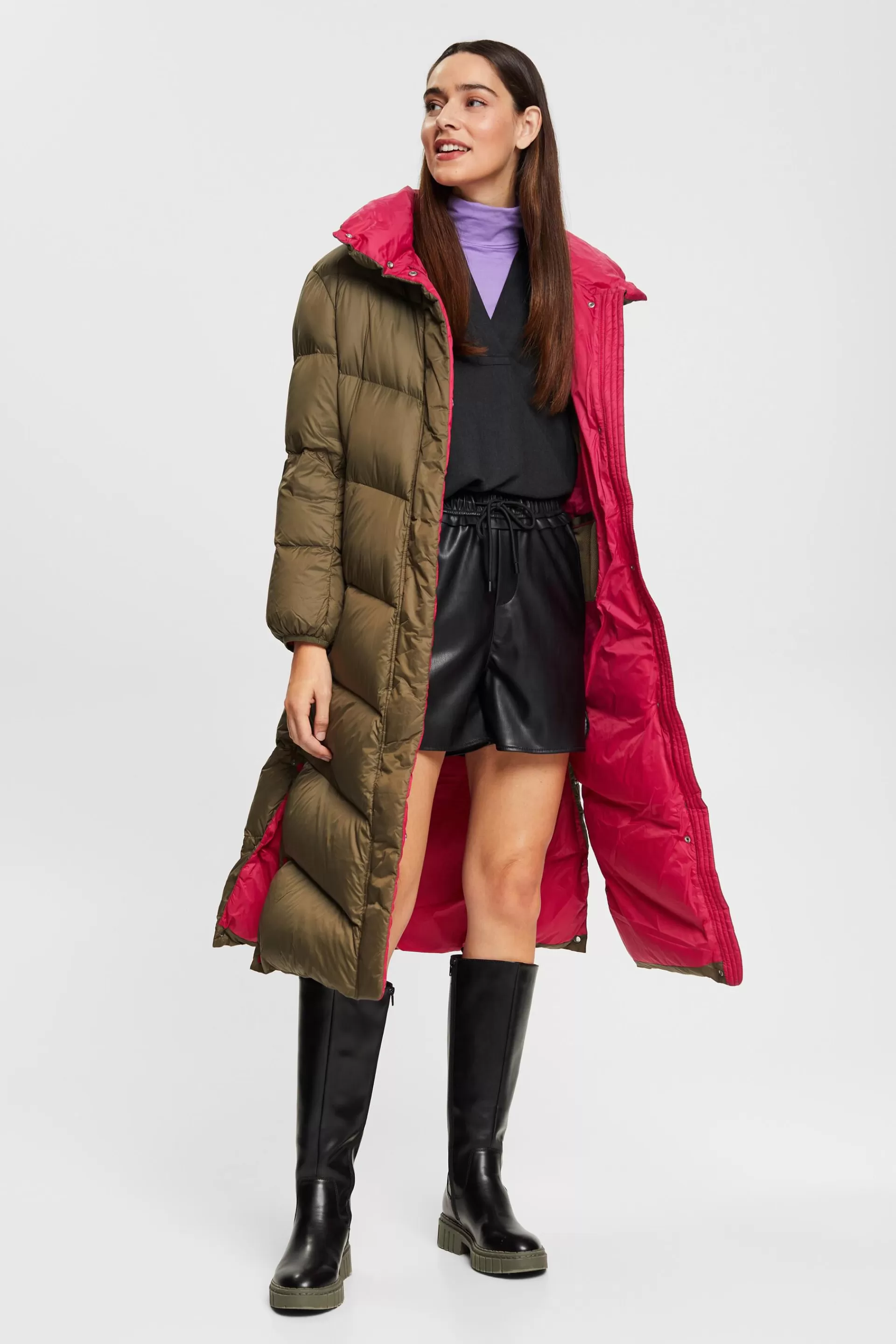 Bluse mit Ausschnitt in Wickel-Optik-ESPRIT Flash Sale