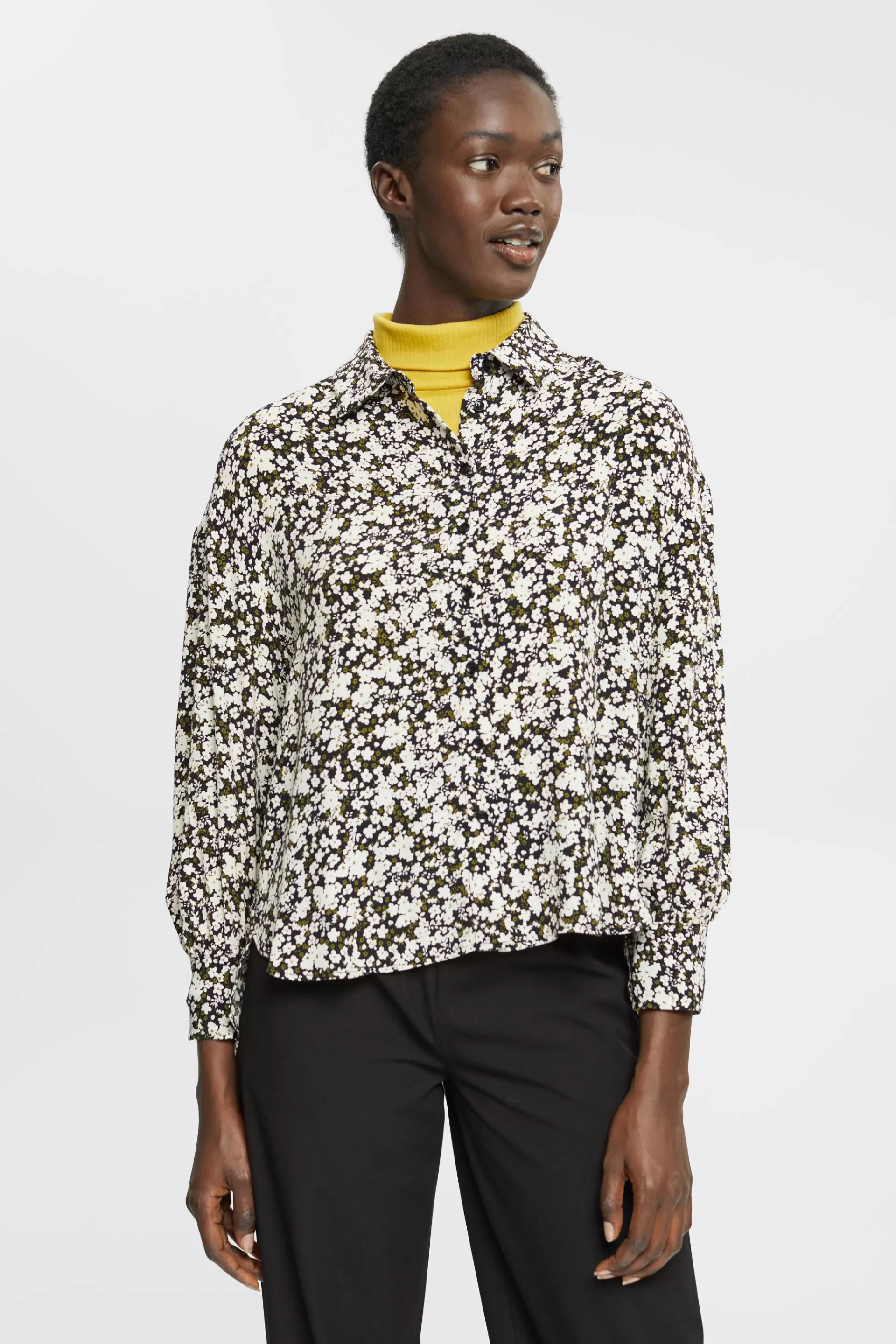Bluse mit Blütenprint-ESPRIT Cheap