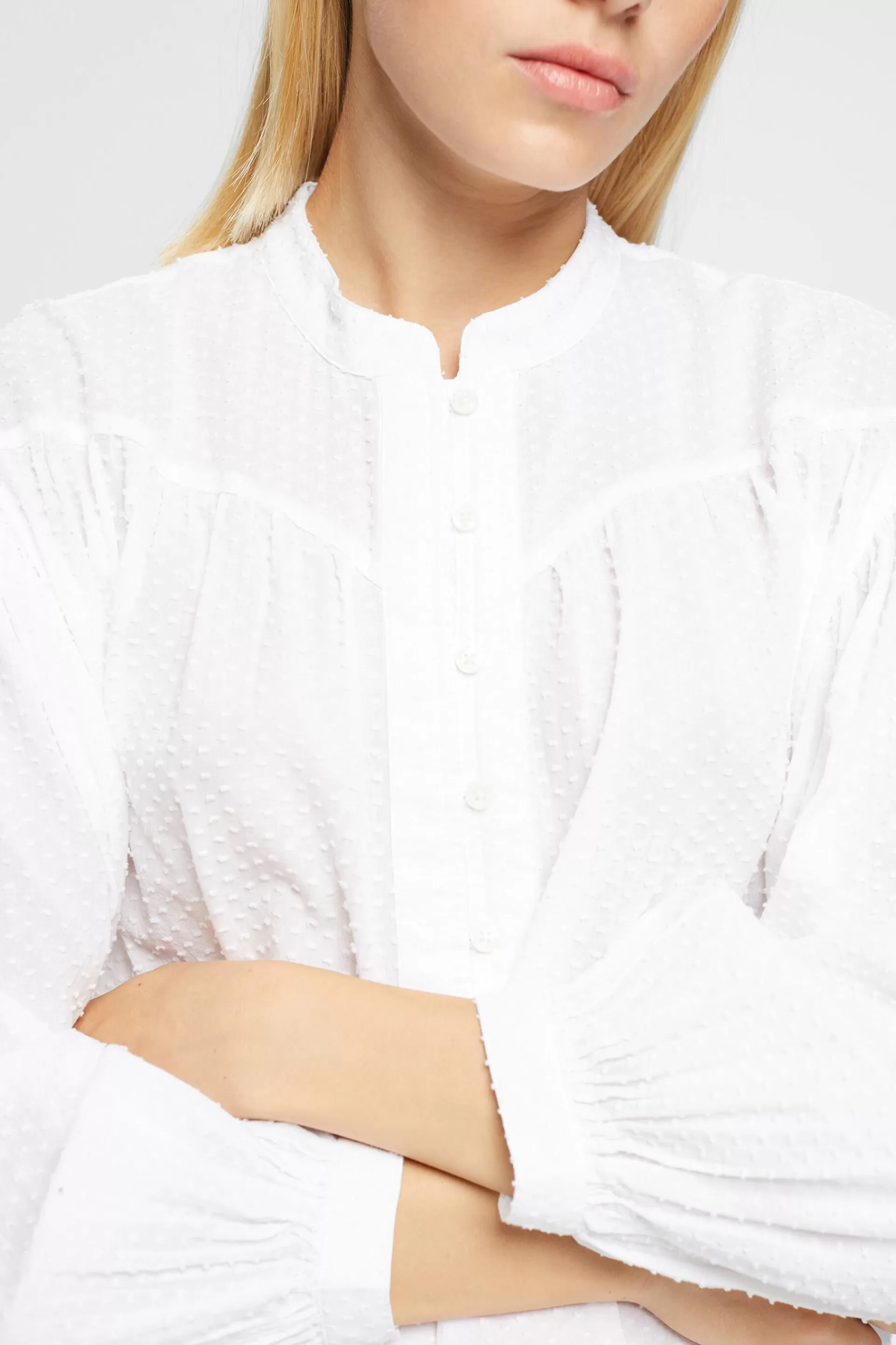 Bluse mit Dobby-Struktur-ESPRIT Cheap
