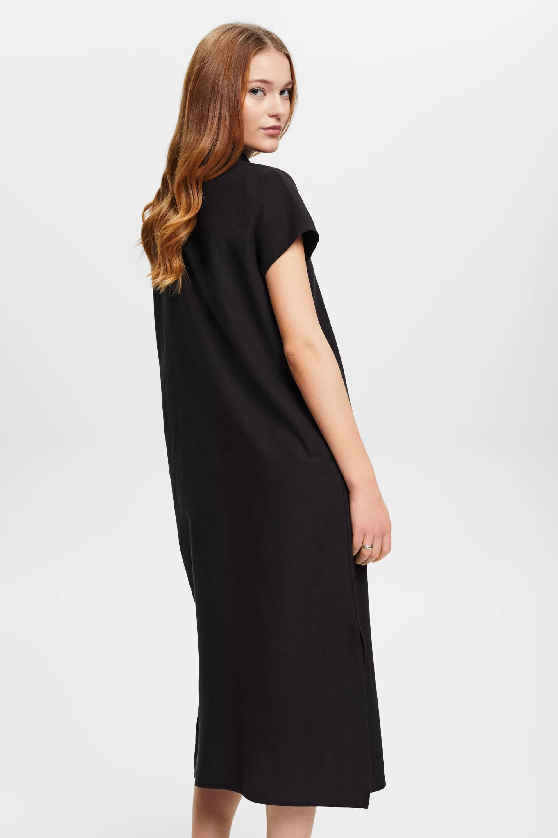 Blusenkleid mit Leinen-ESPRIT Cheap