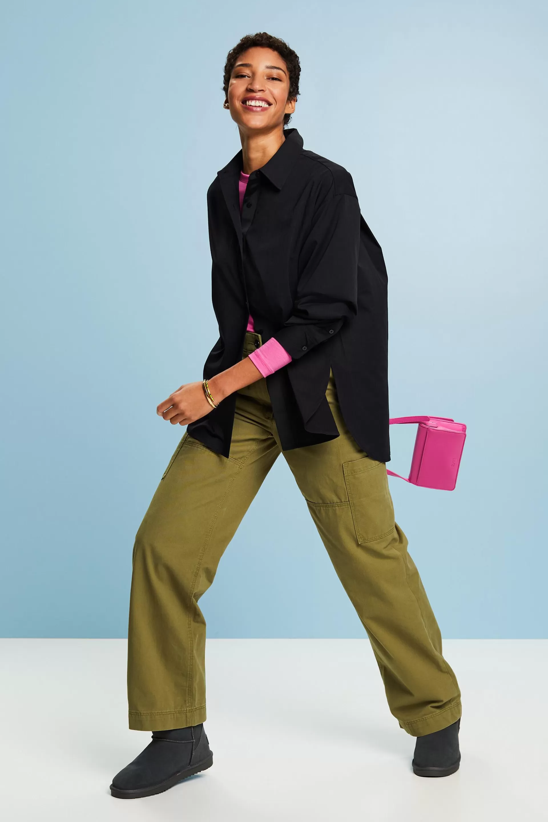 Button-Down-Hemd im Oversize-Look-ESPRIT Best