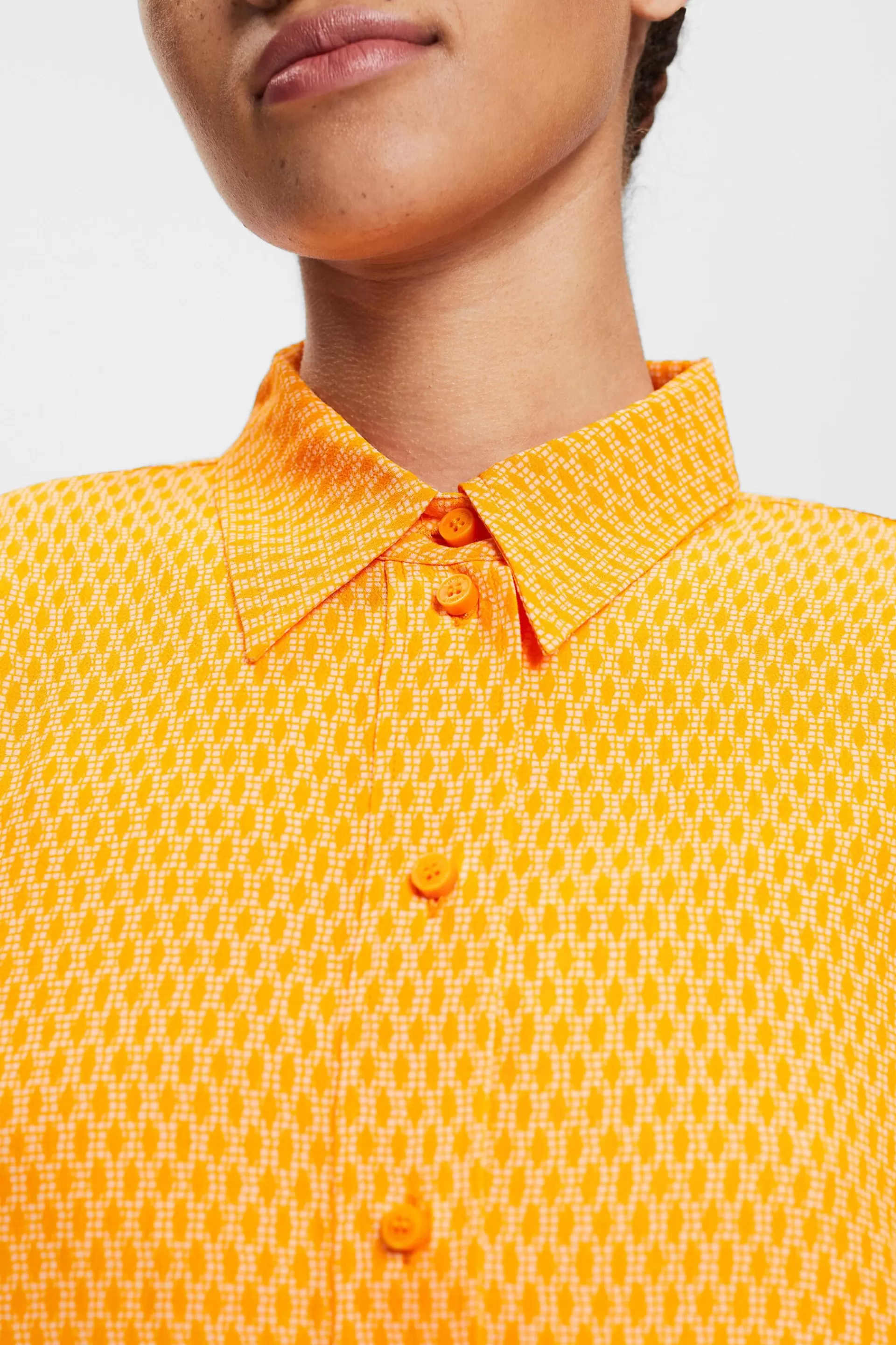 Button-Down-Hemd mit Print-ESPRIT Outlet