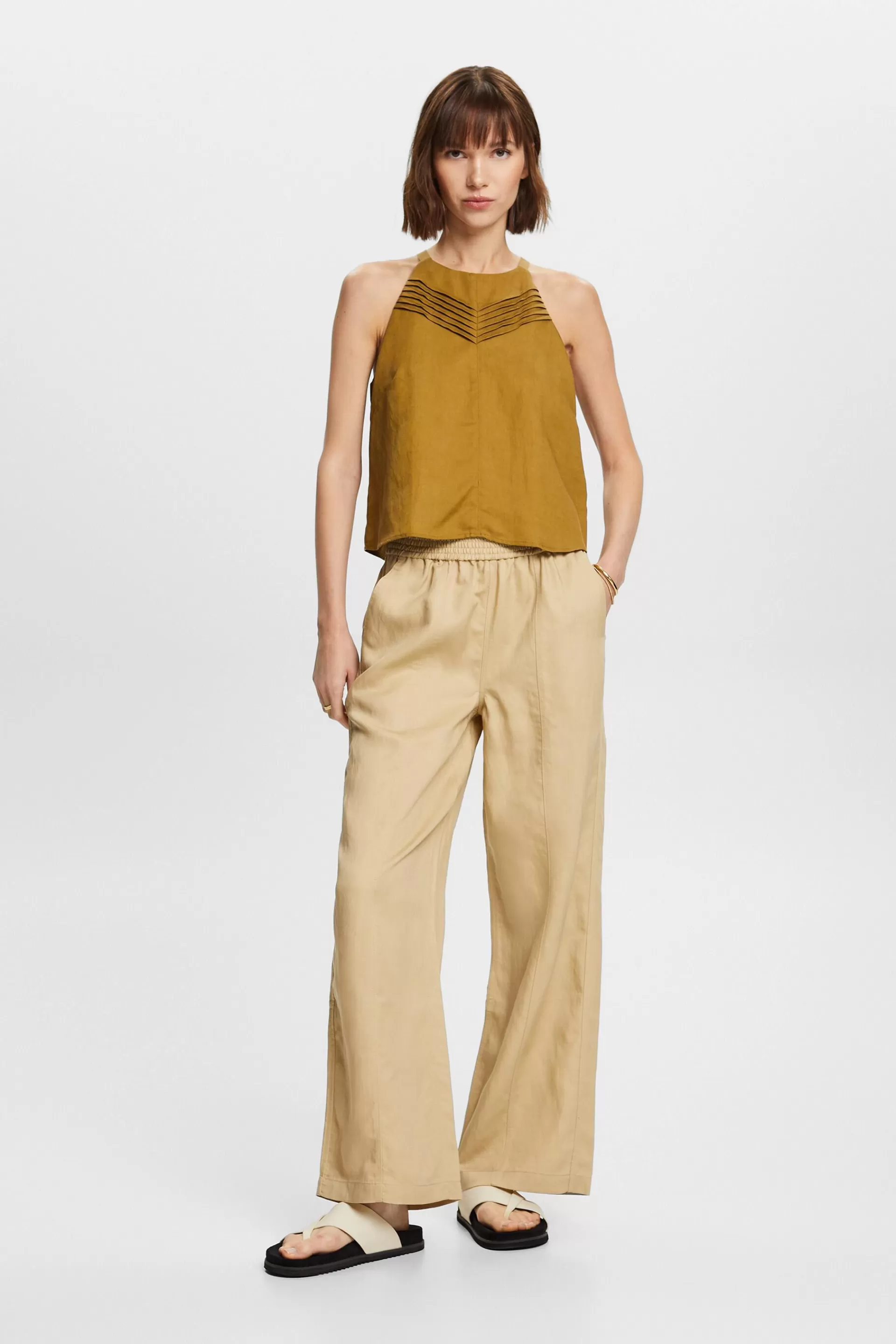 Camisole, Leinenmix-ESPRIT Cheap