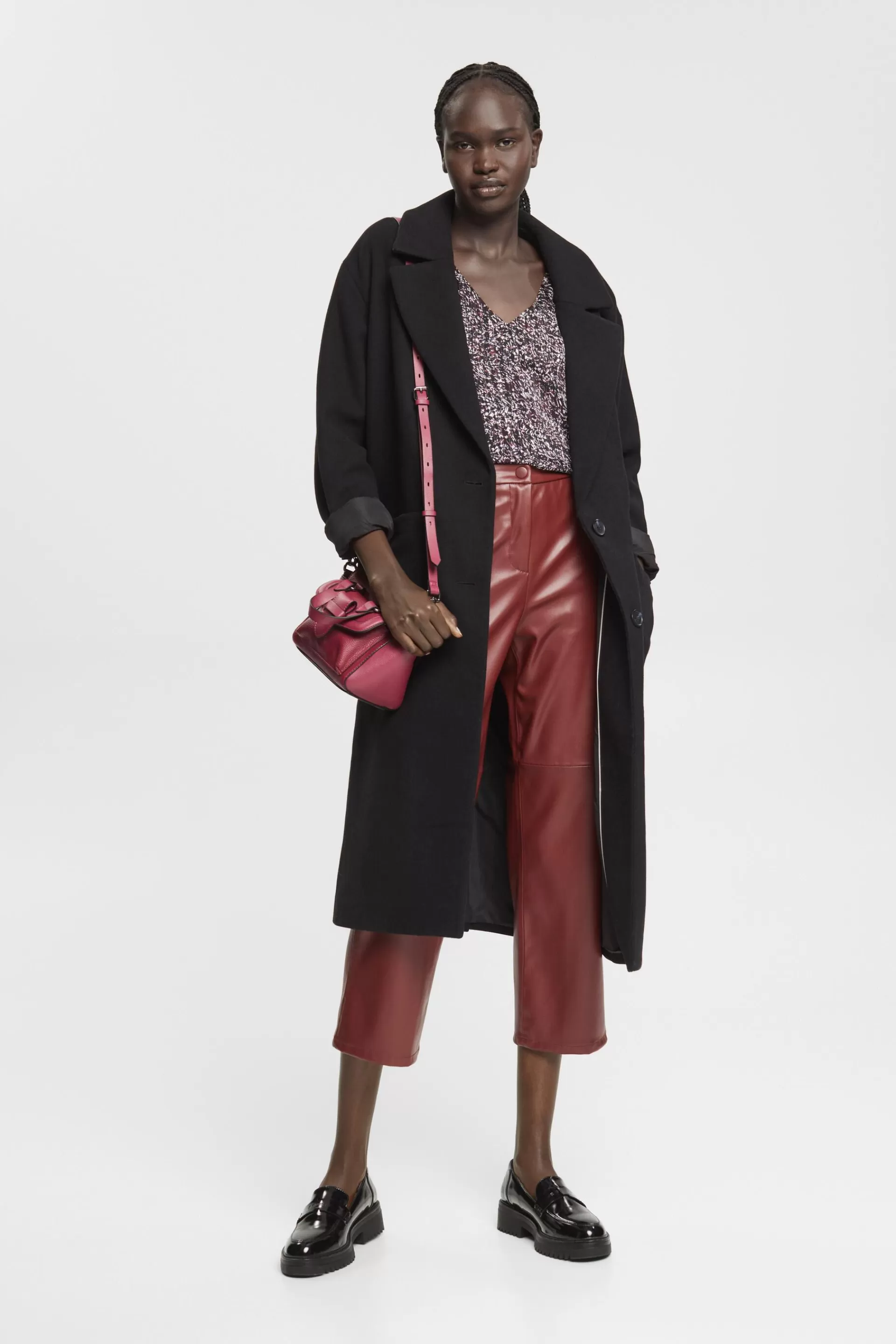 Chiffonbluse mit Muster-ESPRIT Sale