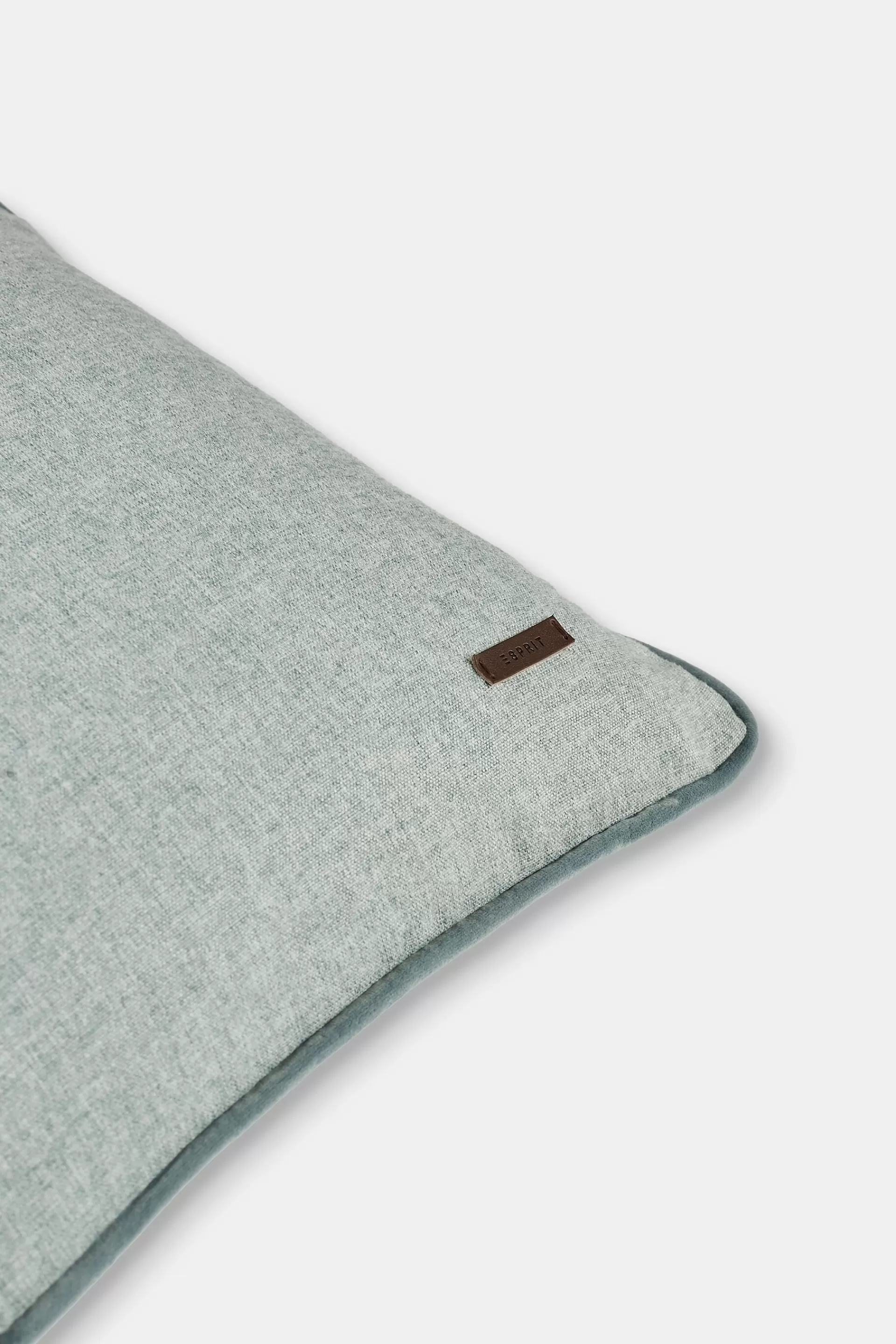 Dekorative Kissenhülle mit Samt-Paspelierung-ESPRIT Outlet