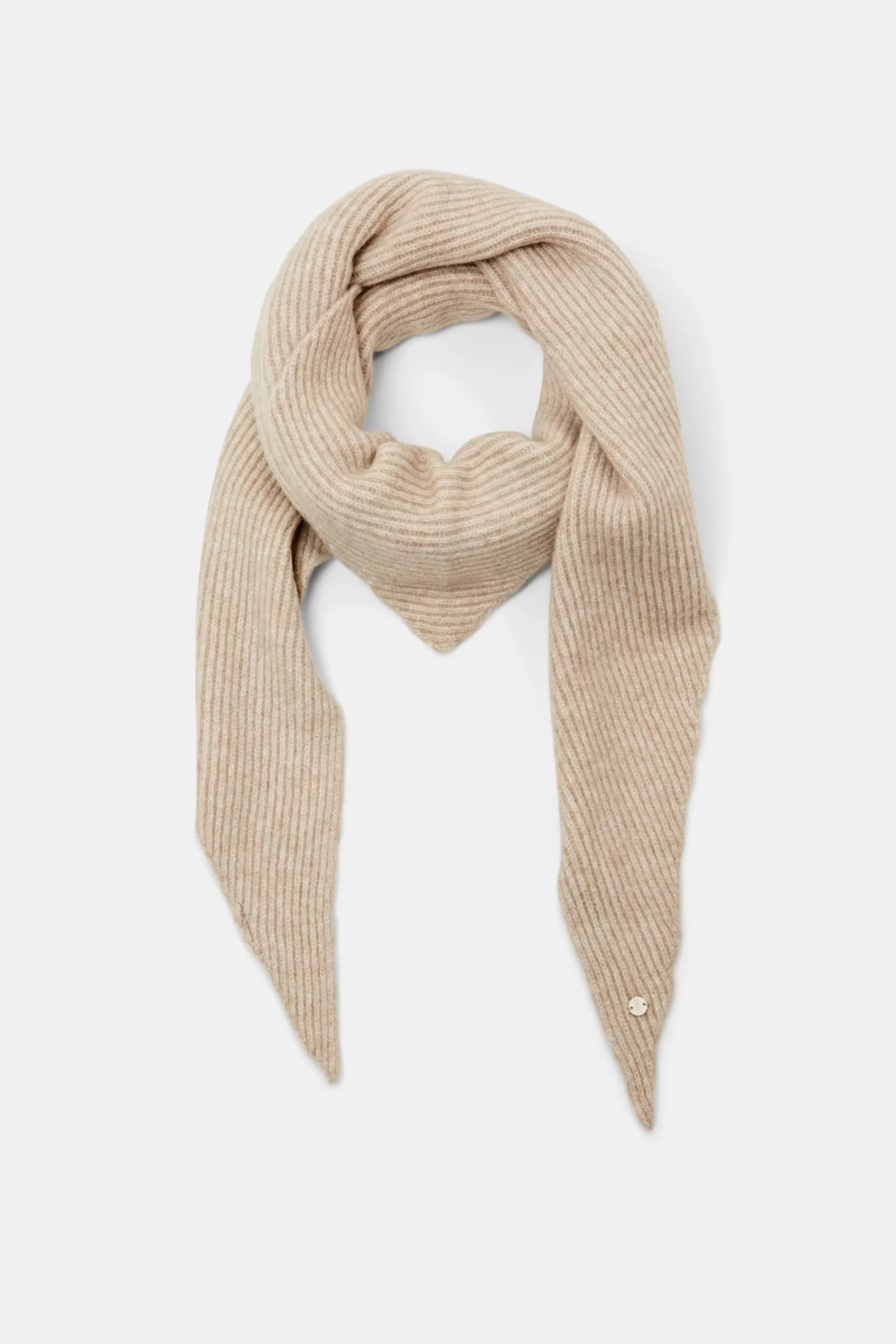 Dreieckiger Rippstrickschal-ESPRIT Flash Sale
