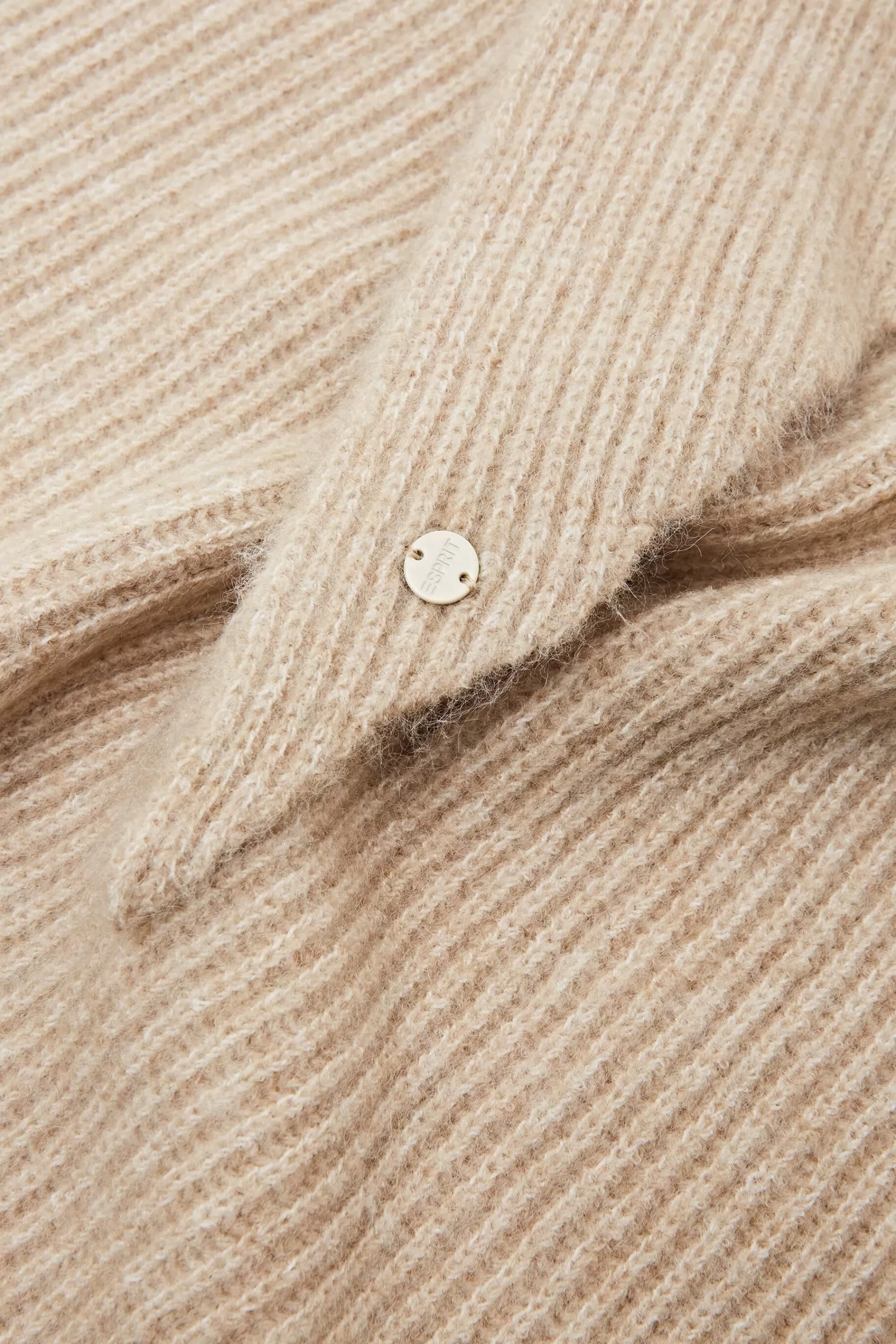Dreieckiger Rippstrickschal-ESPRIT Flash Sale
