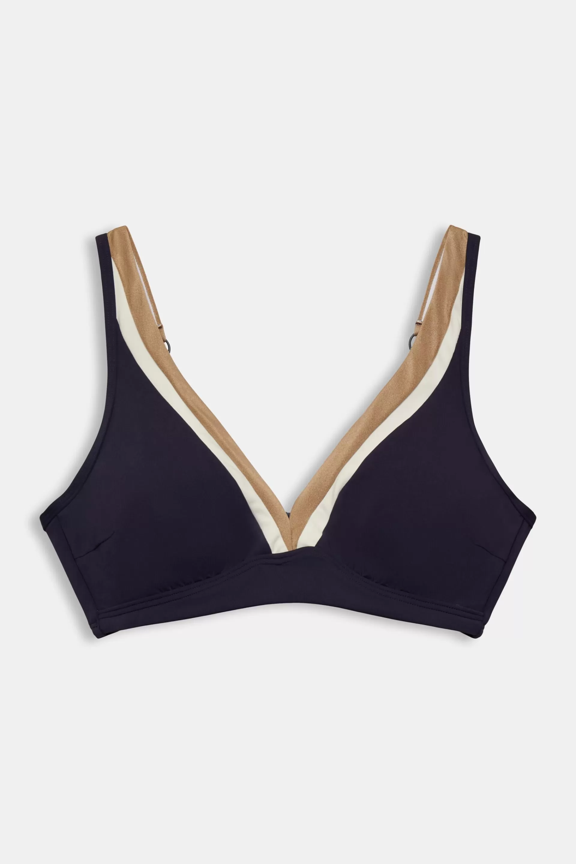 Dreifarbiges Bikinitop für große Cups-ESPRIT Flash Sale