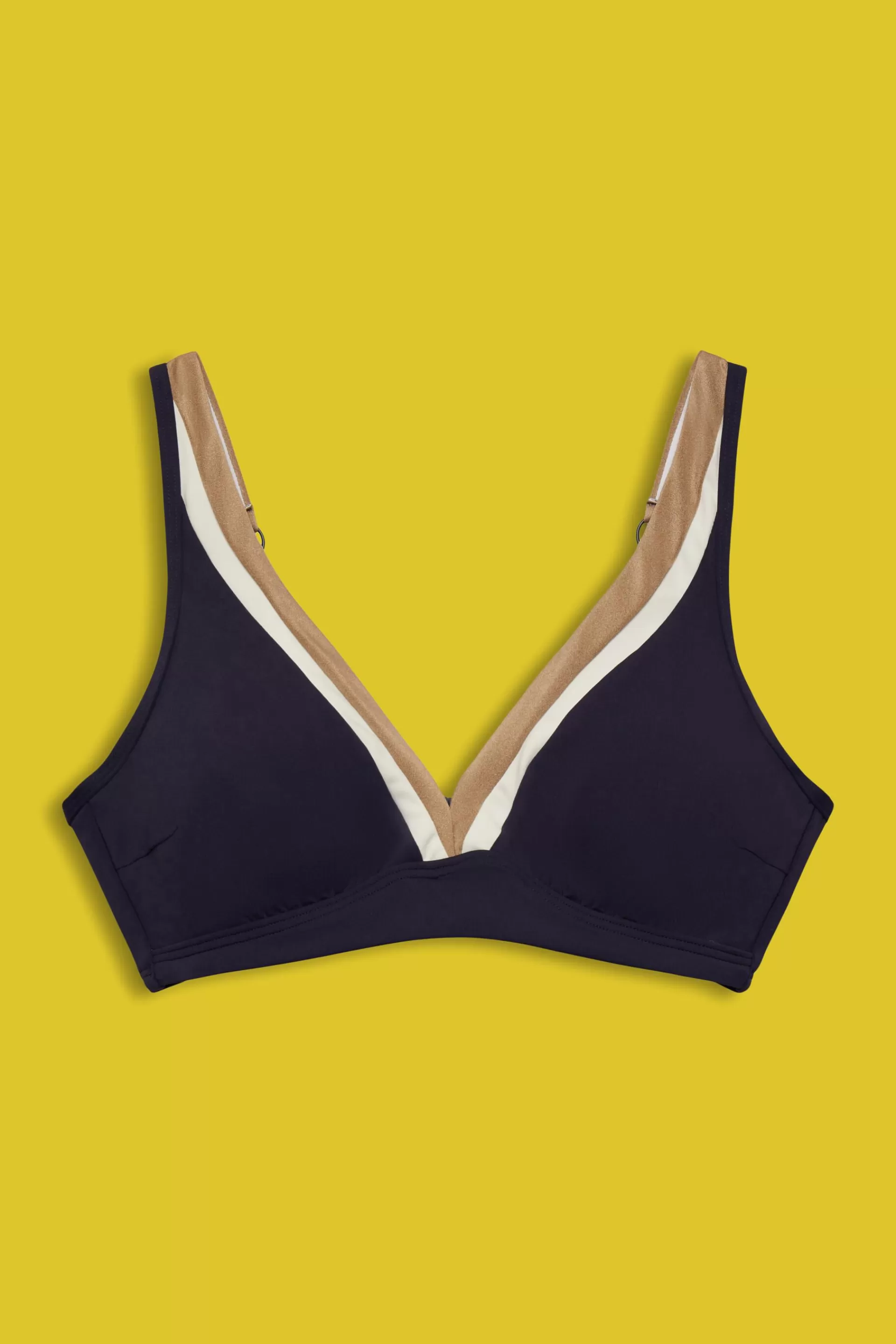 Dreifarbiges Bikinitop für große Cups-ESPRIT Flash Sale