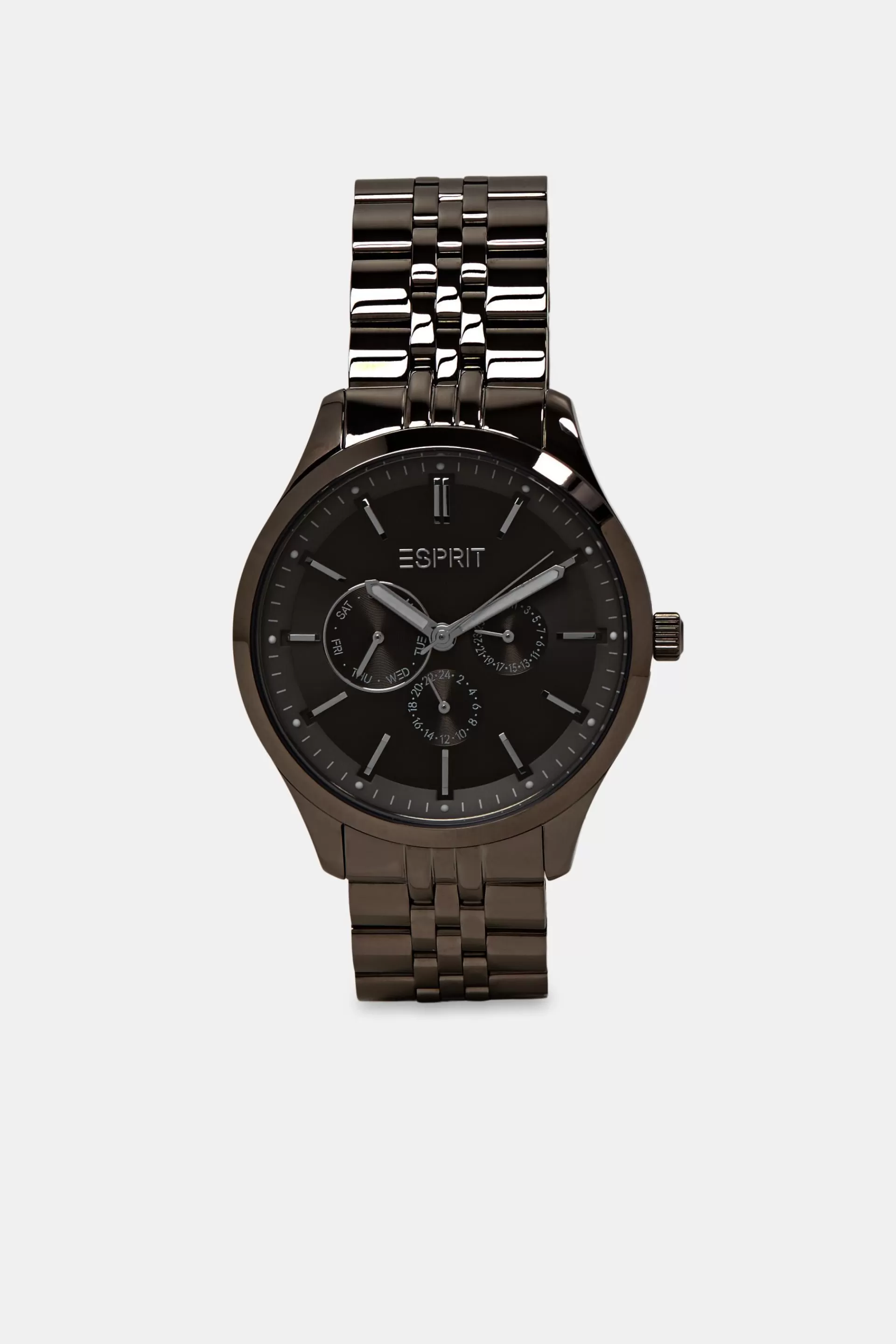 Edelstahl-Uhr mit Gliederarmband-ESPRIT Clearance