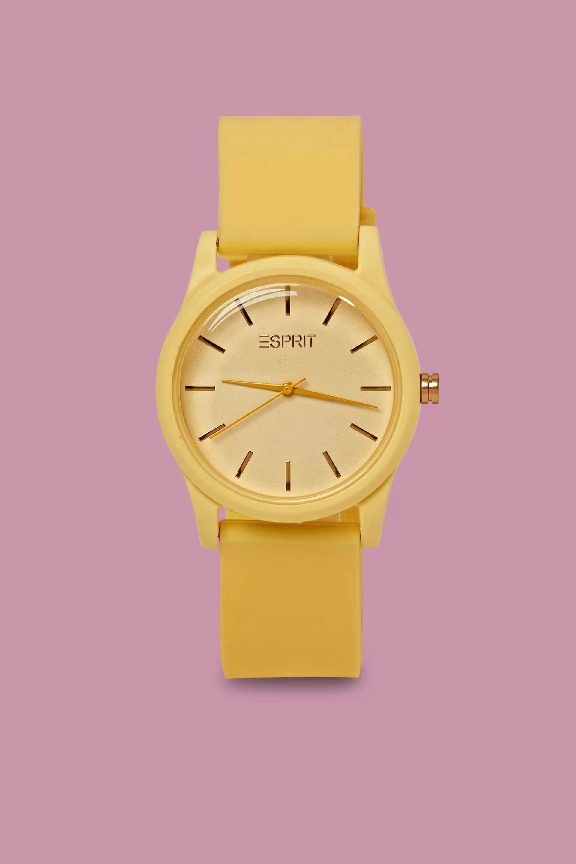 Farbige Uhr mit Gummiarmband-ESPRIT Fashion