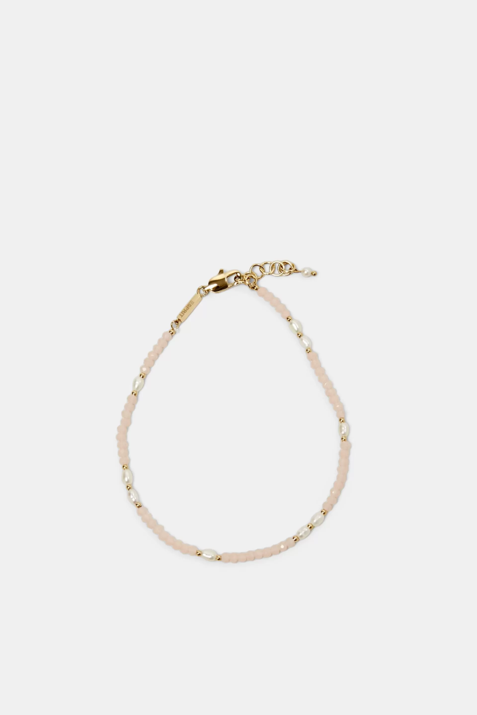 Fußkettchen mit Perlen, Edelstahl-ESPRIT Sale