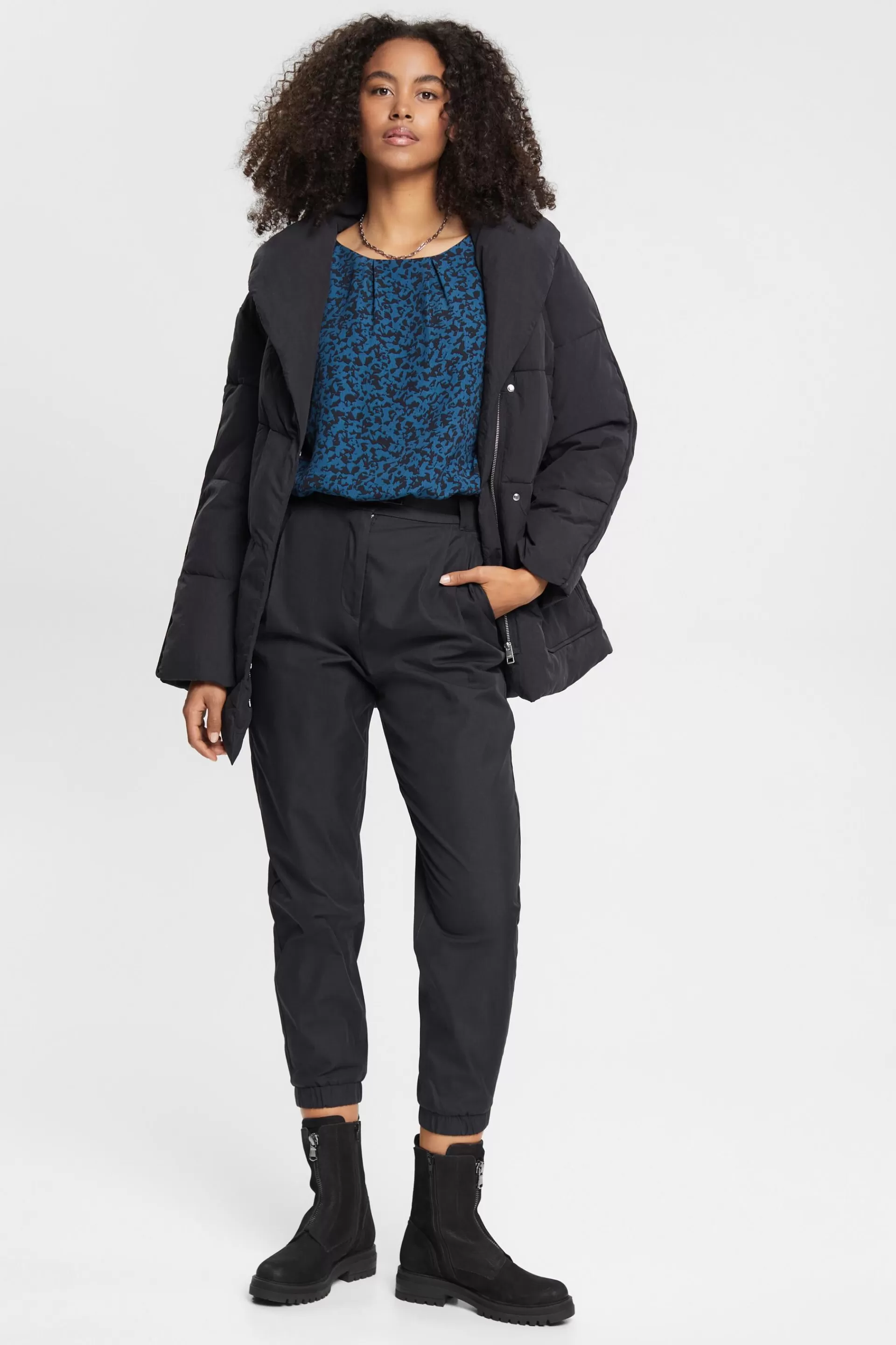 Gemusterte Bluse aus Viskose-ESPRIT Best Sale