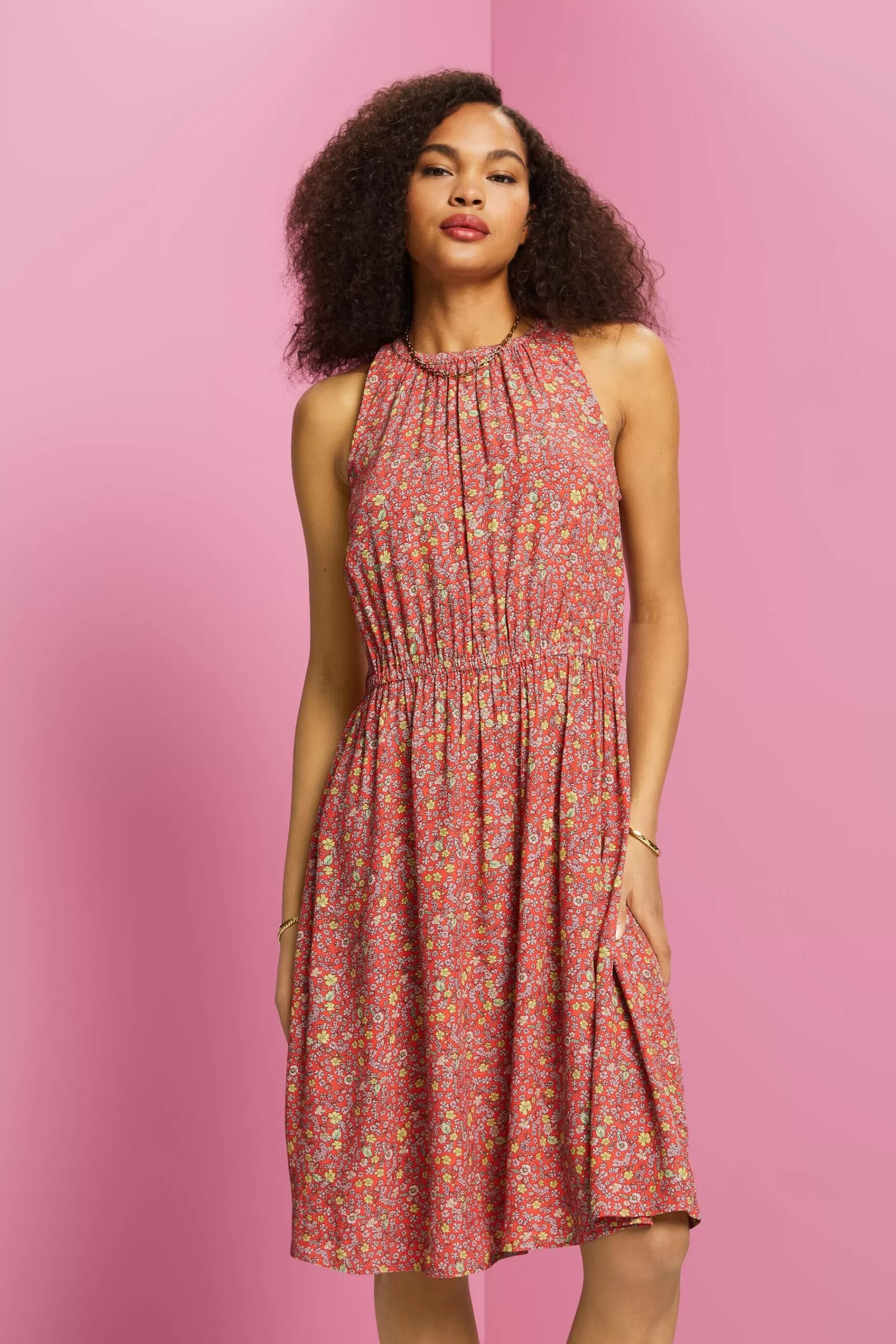 Gemustertes Minikleid-ESPRIT Cheap