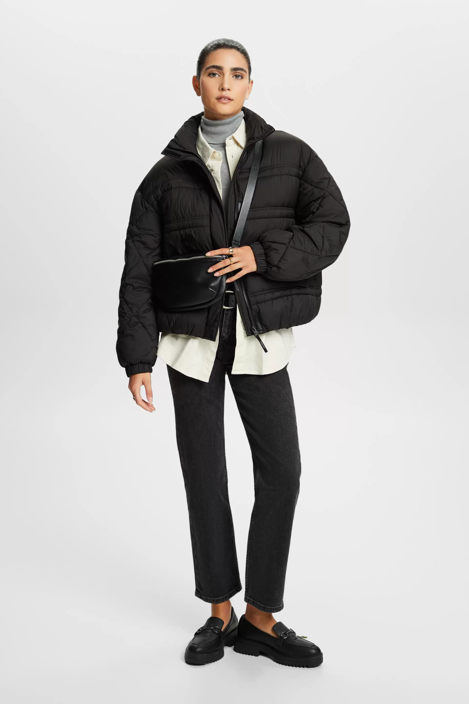 Gesteppte Pufferjacke-ESPRIT Store