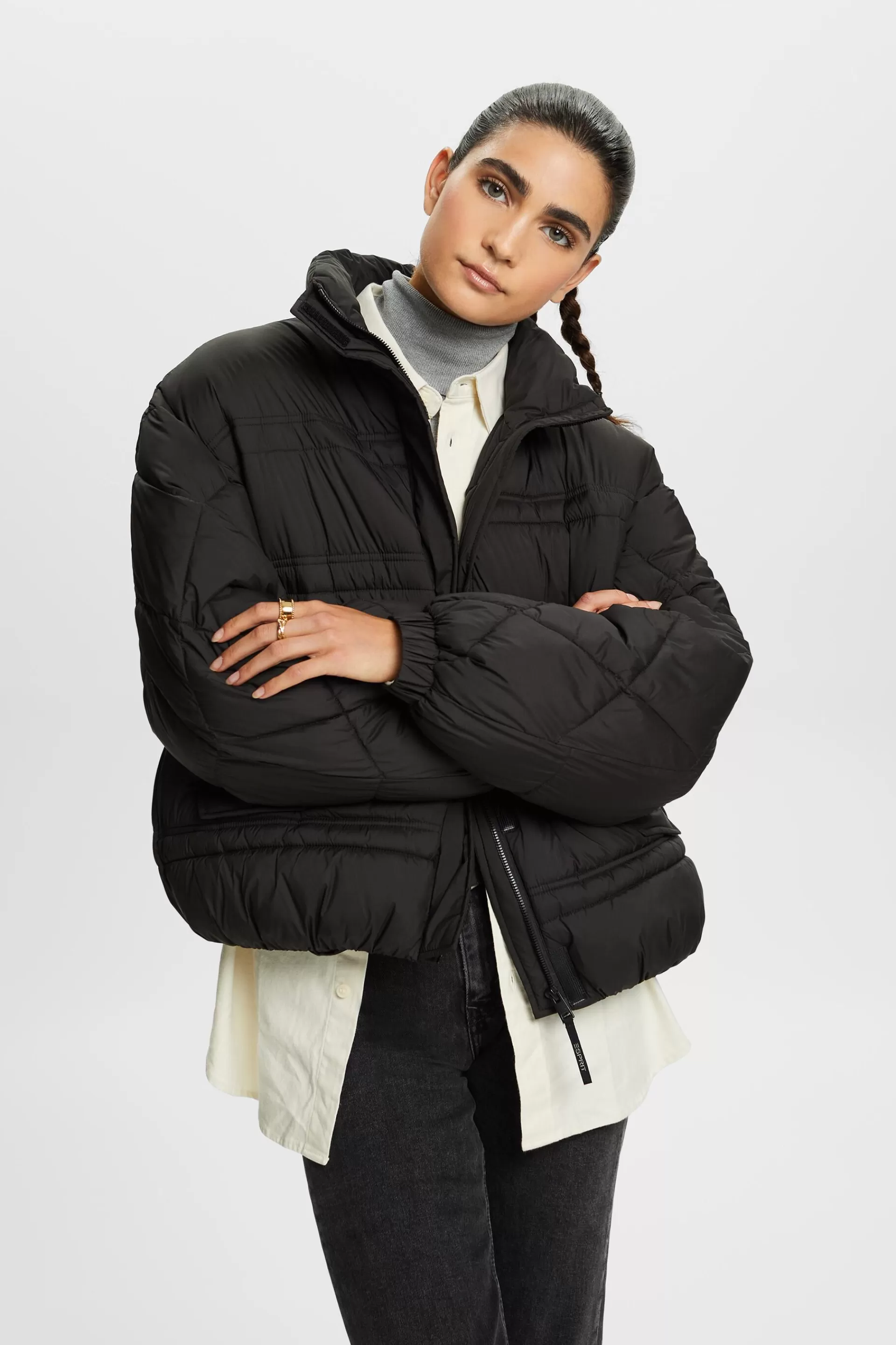 Gesteppte Pufferjacke-ESPRIT Store