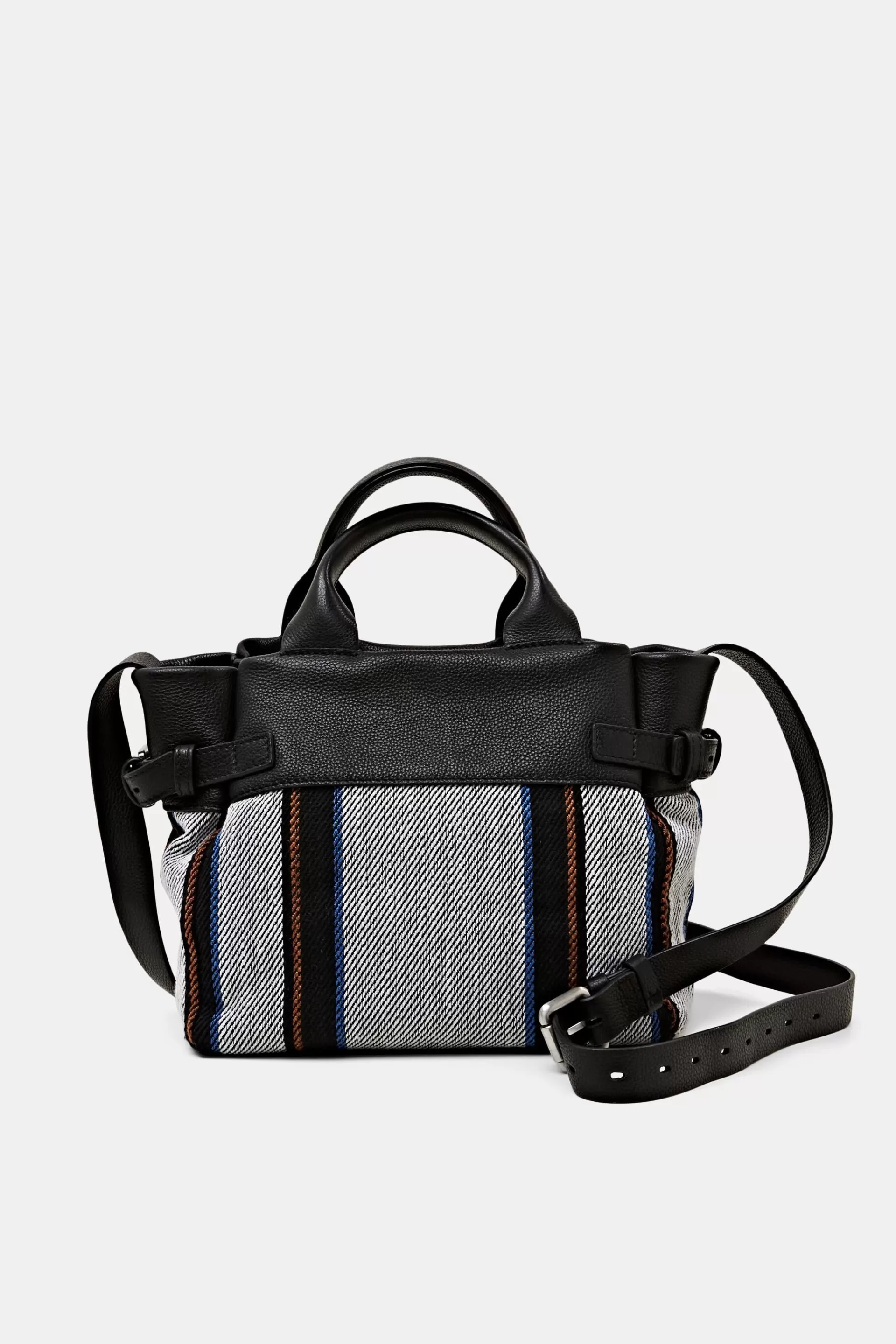 Gestreifte Ledertasche-ESPRIT Fashion