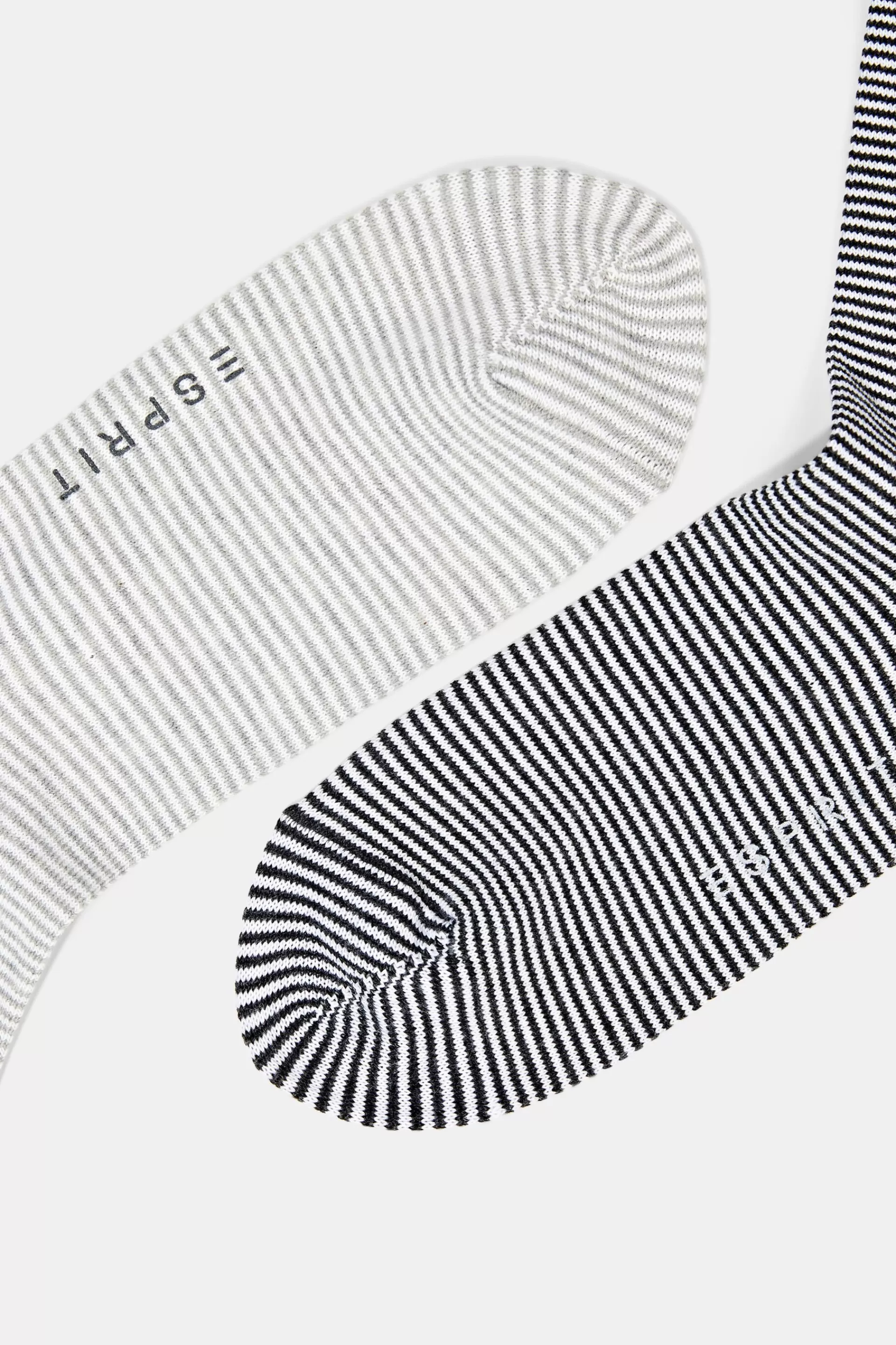 Gestreifte Socken mit Rollrand, Bio-Baumwolle-ESPRIT Cheap
