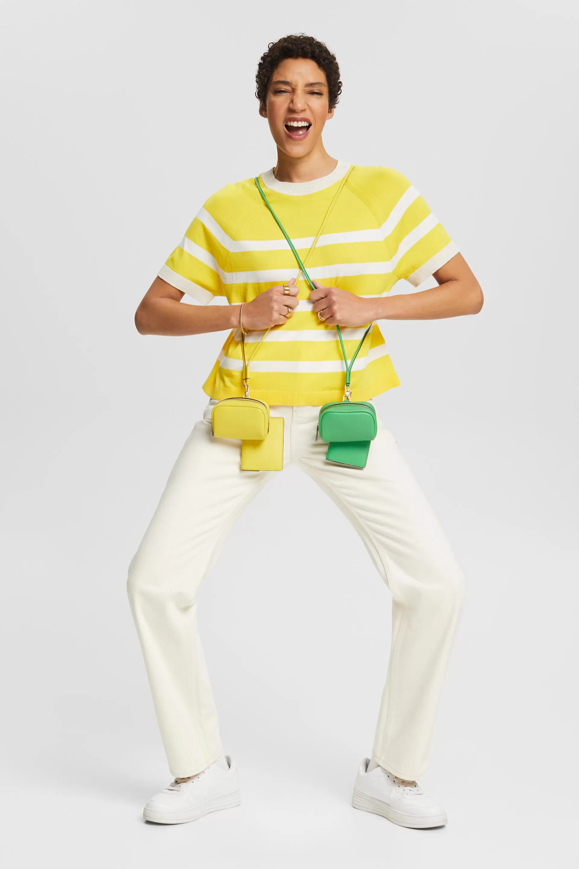 Gestreiftes Baumwolltop-ESPRIT Outlet