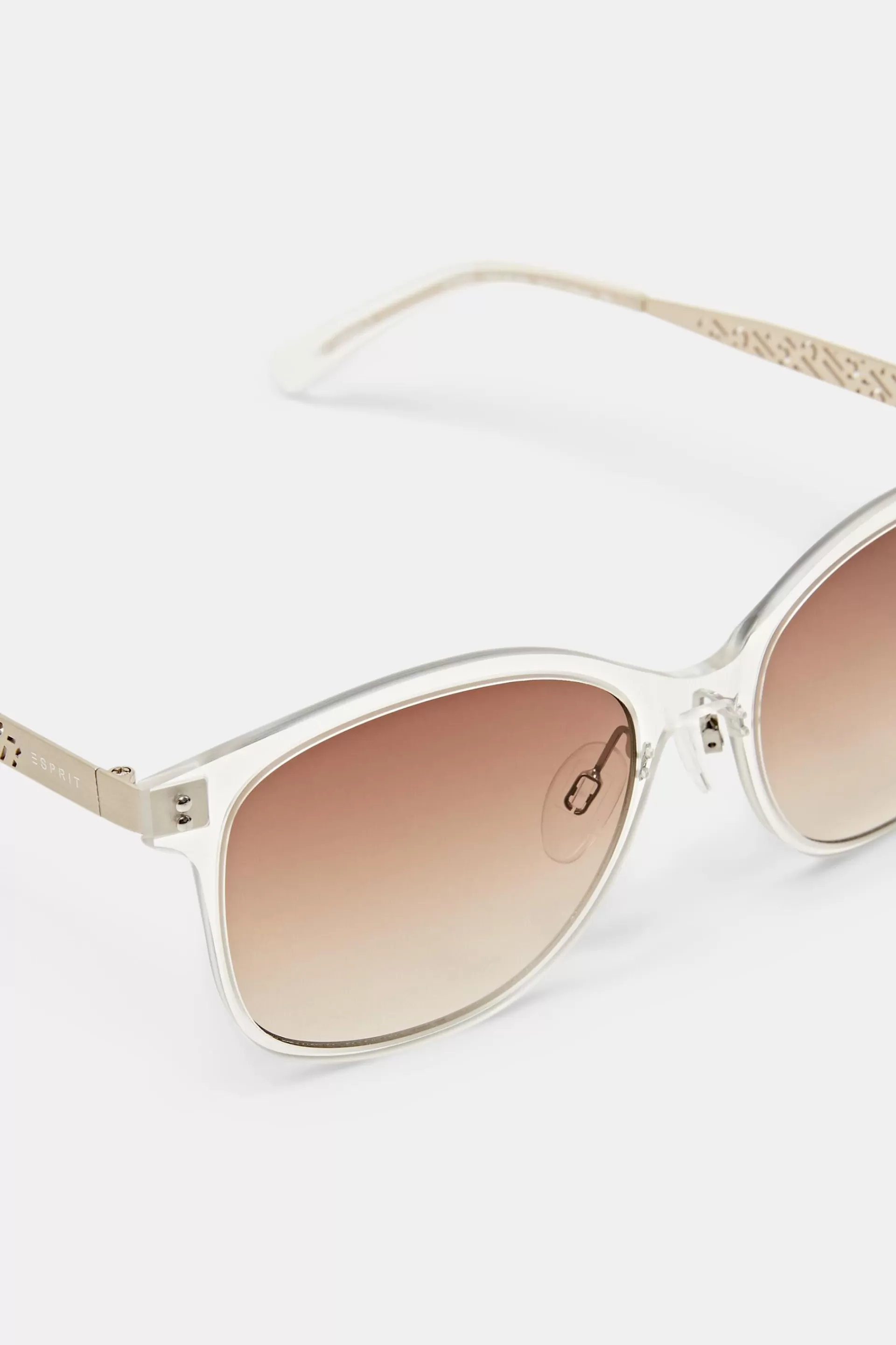 Getönte Sonnenbrille mit quadratischem Rahmen-ESPRIT Store