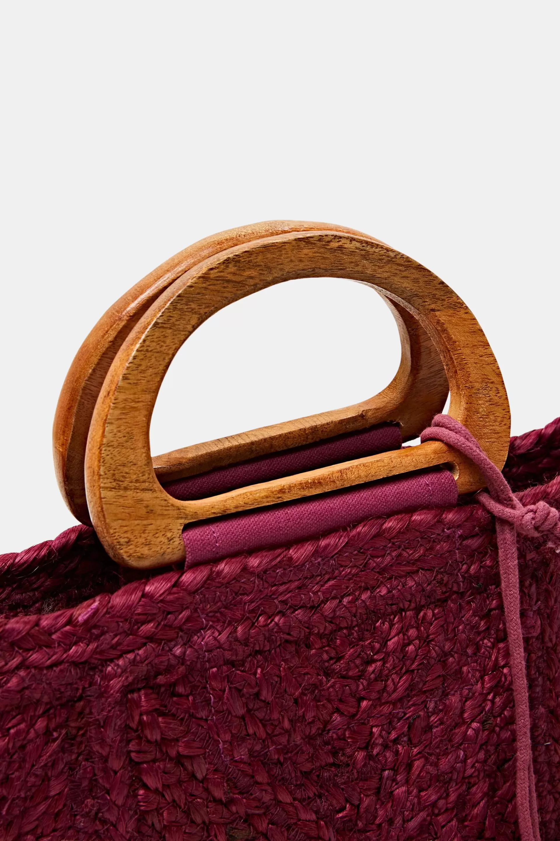 Gewebte Tote Bag aus Jute-ESPRIT Online
