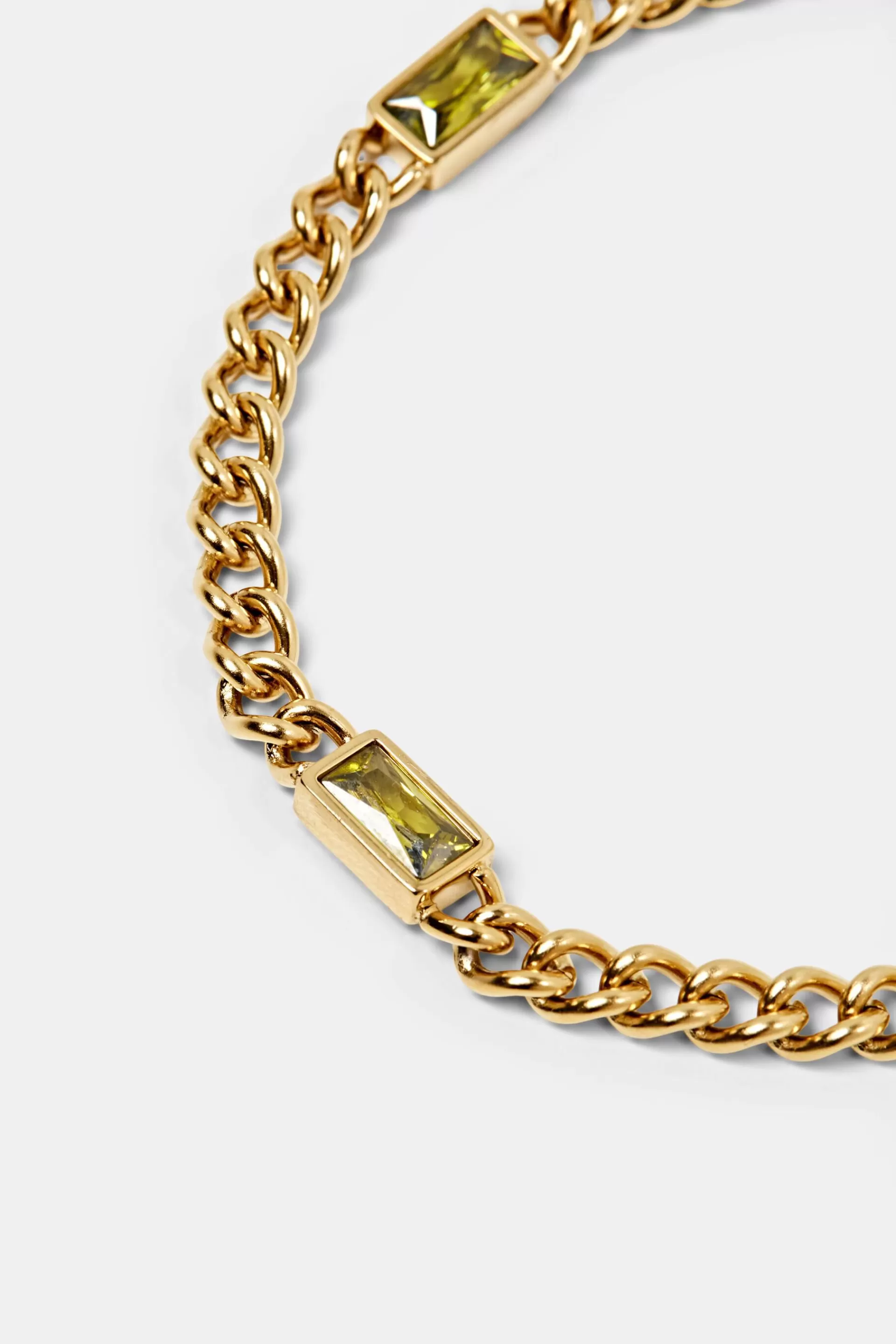 Gliederarmband mit Zirkonia-ESPRIT Online