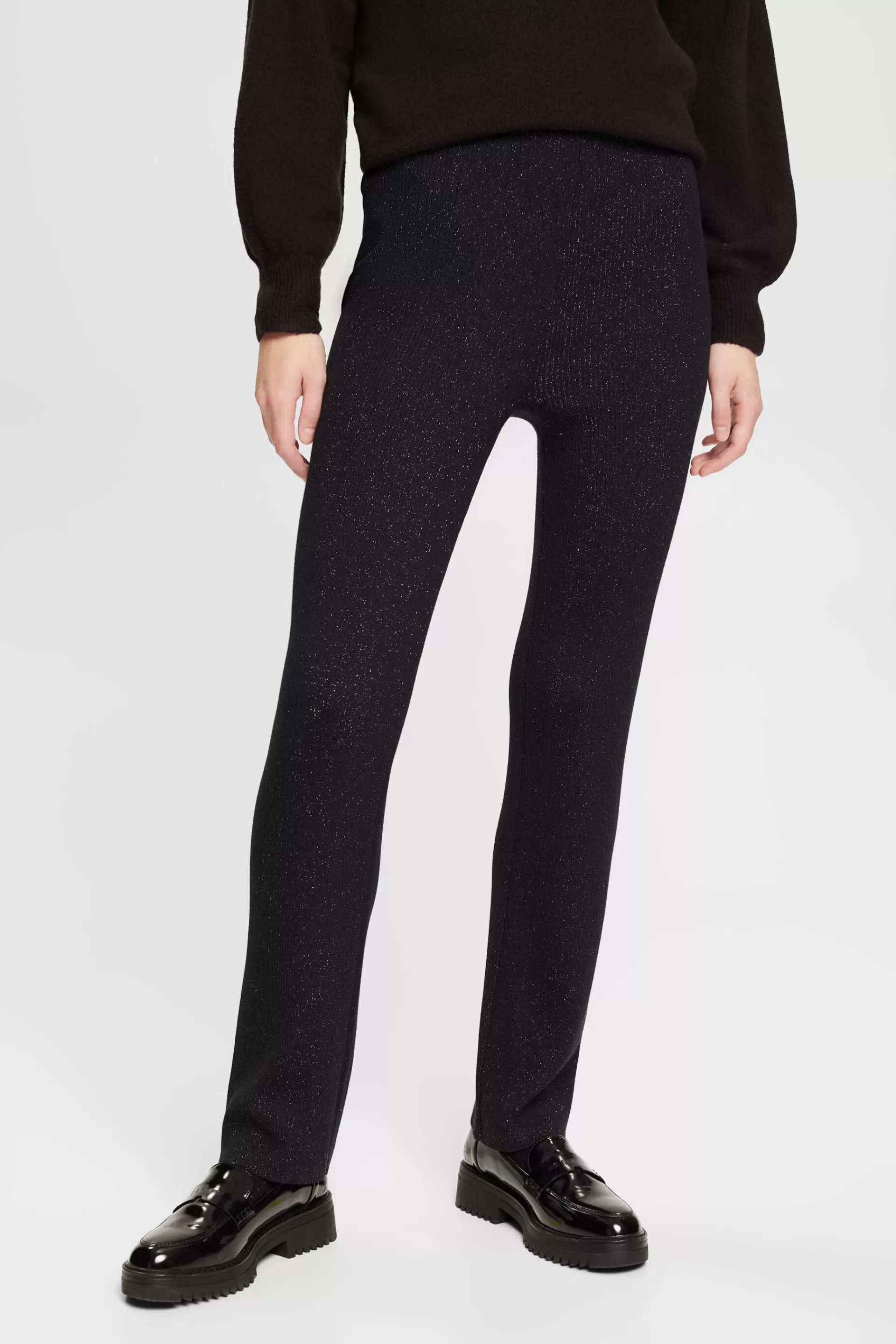 Glitzernde Strickhose-ESPRIT Store