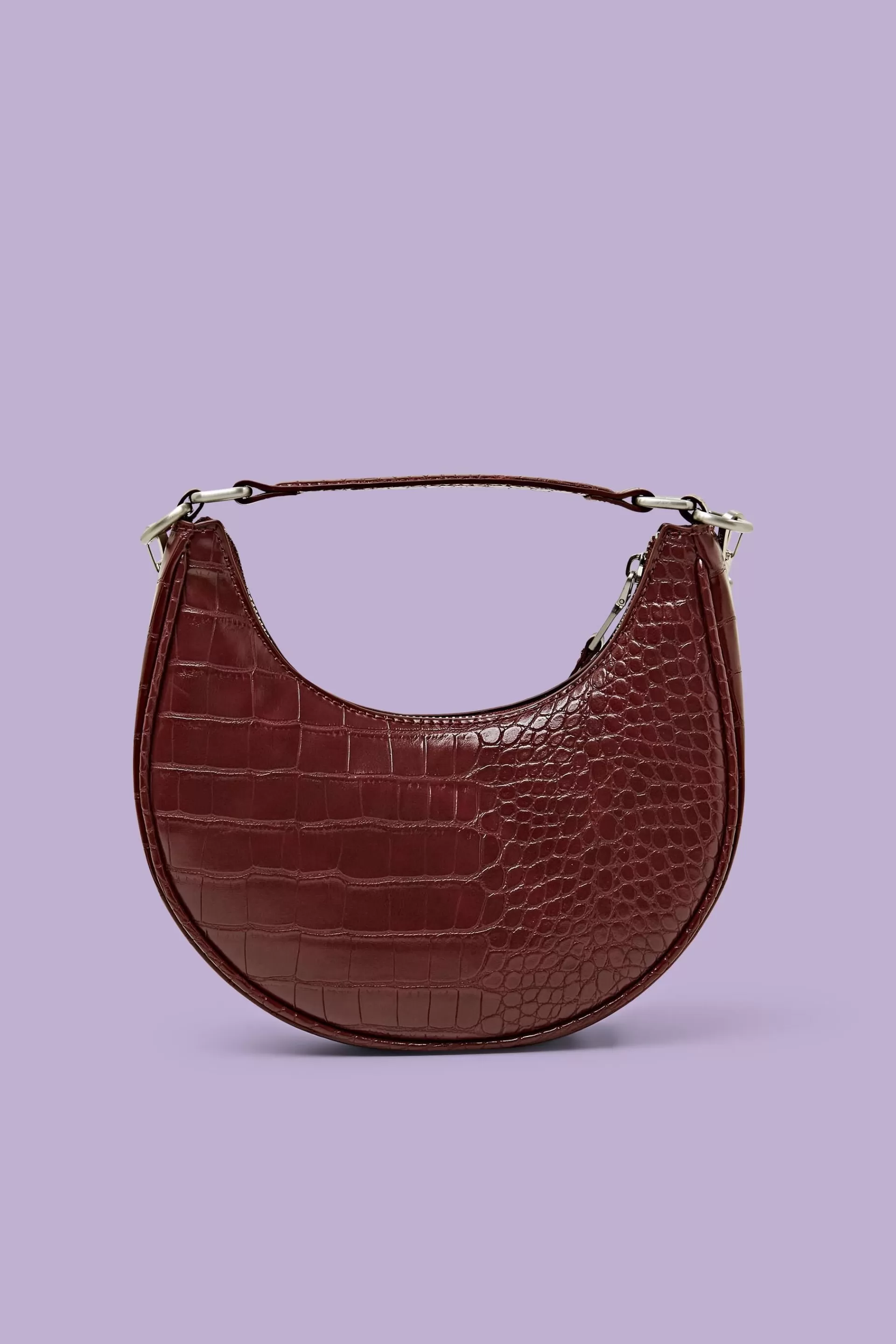 Halbmondförmige Tasche in Lederoptik-ESPRIT Shop
