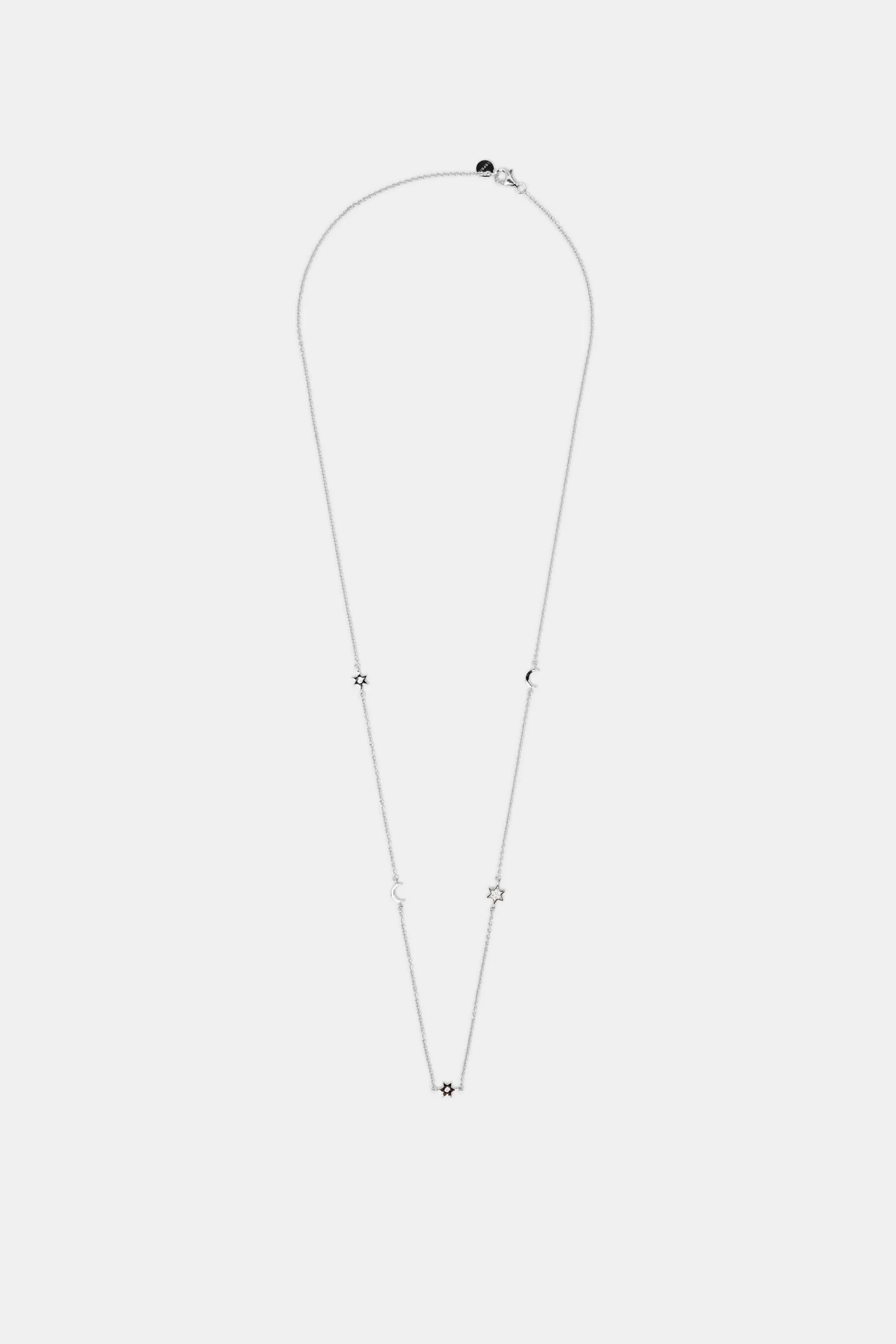 Halskette mit festen Anhängern, Sterlingsilber-ESPRIT Outlet