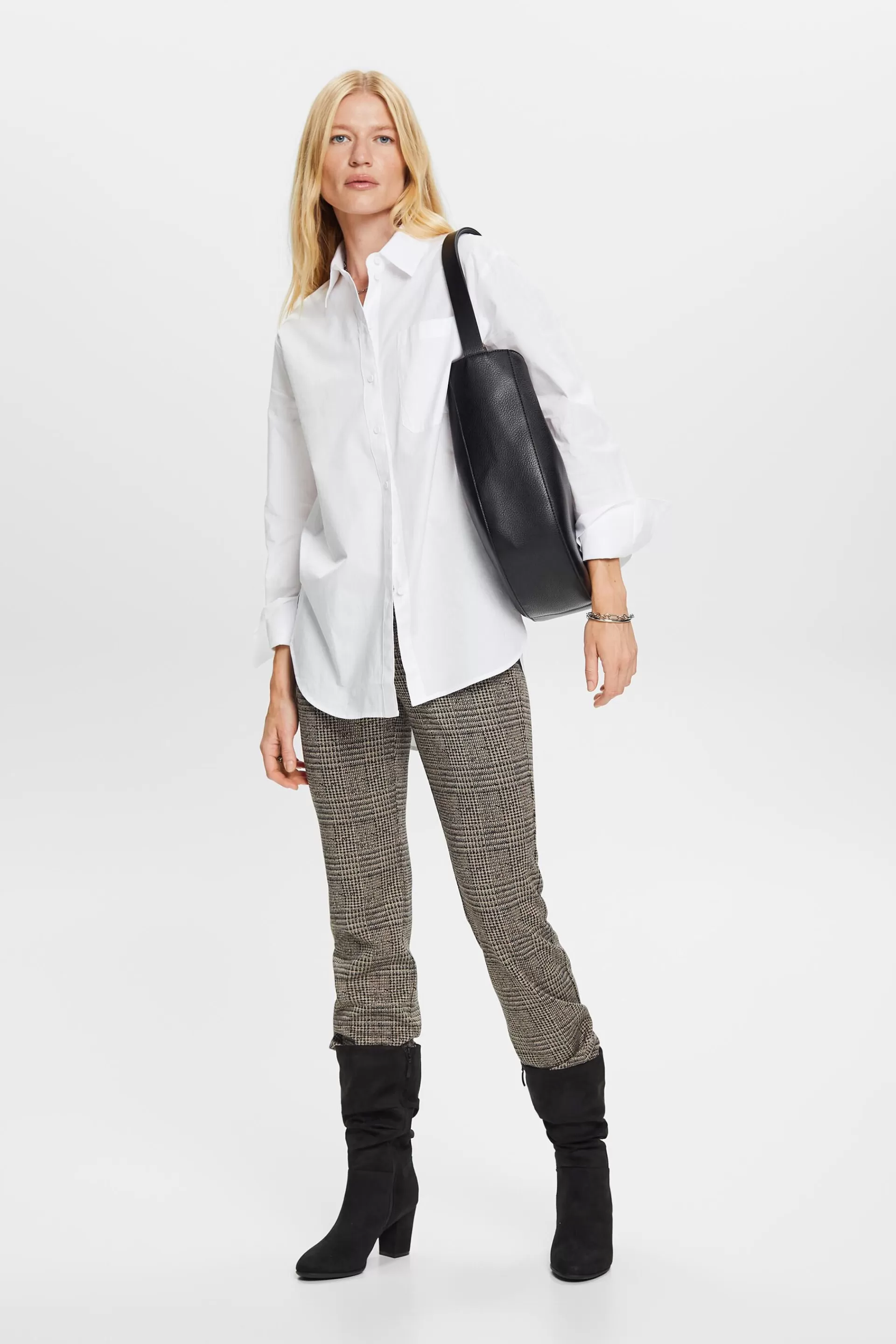 Hemdbluse in lockerer Passform, 100 % Baumwolle-ESPRIT Cheap