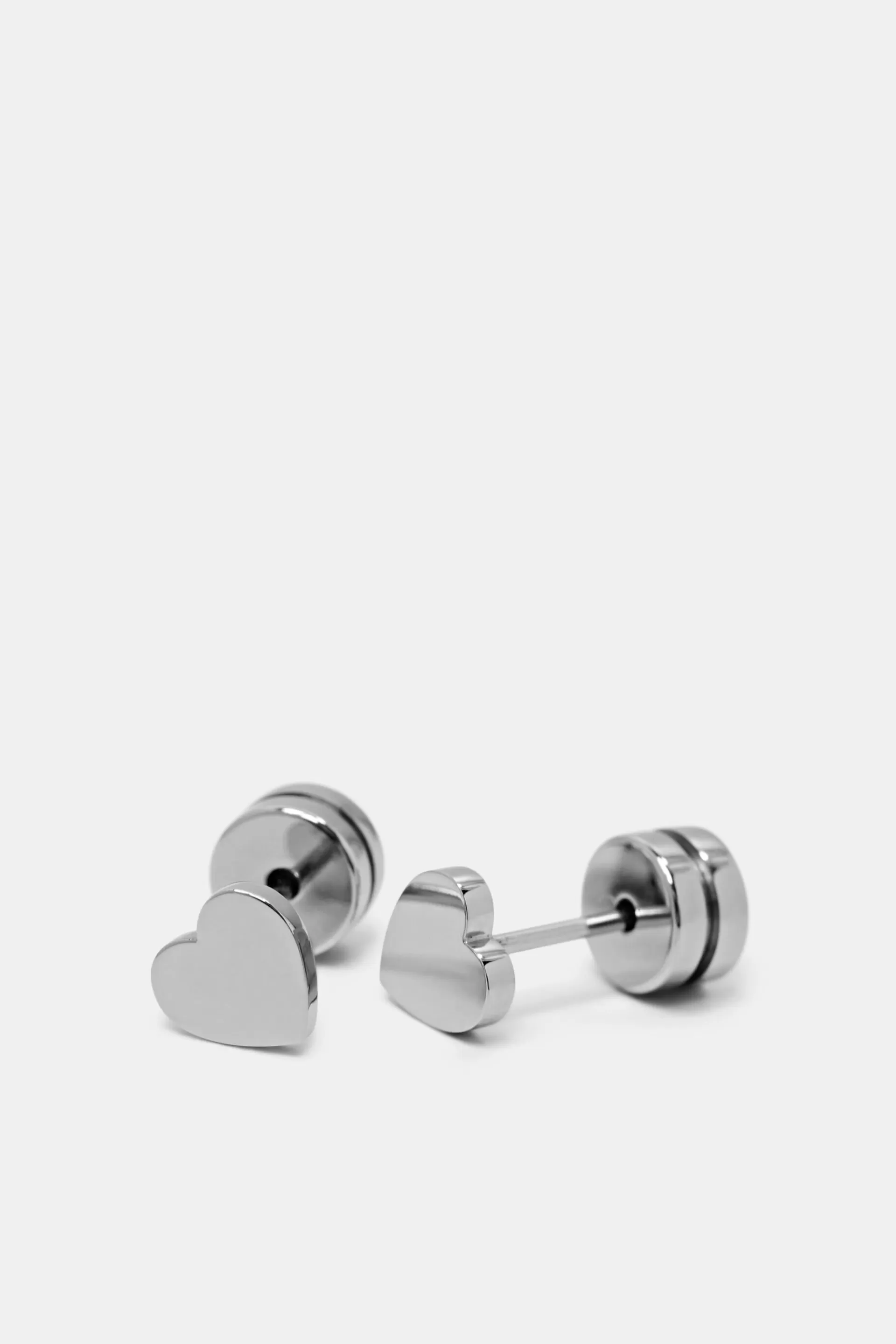 Herz-Ohrstecker aus Edelstahl-ESPRIT Outlet