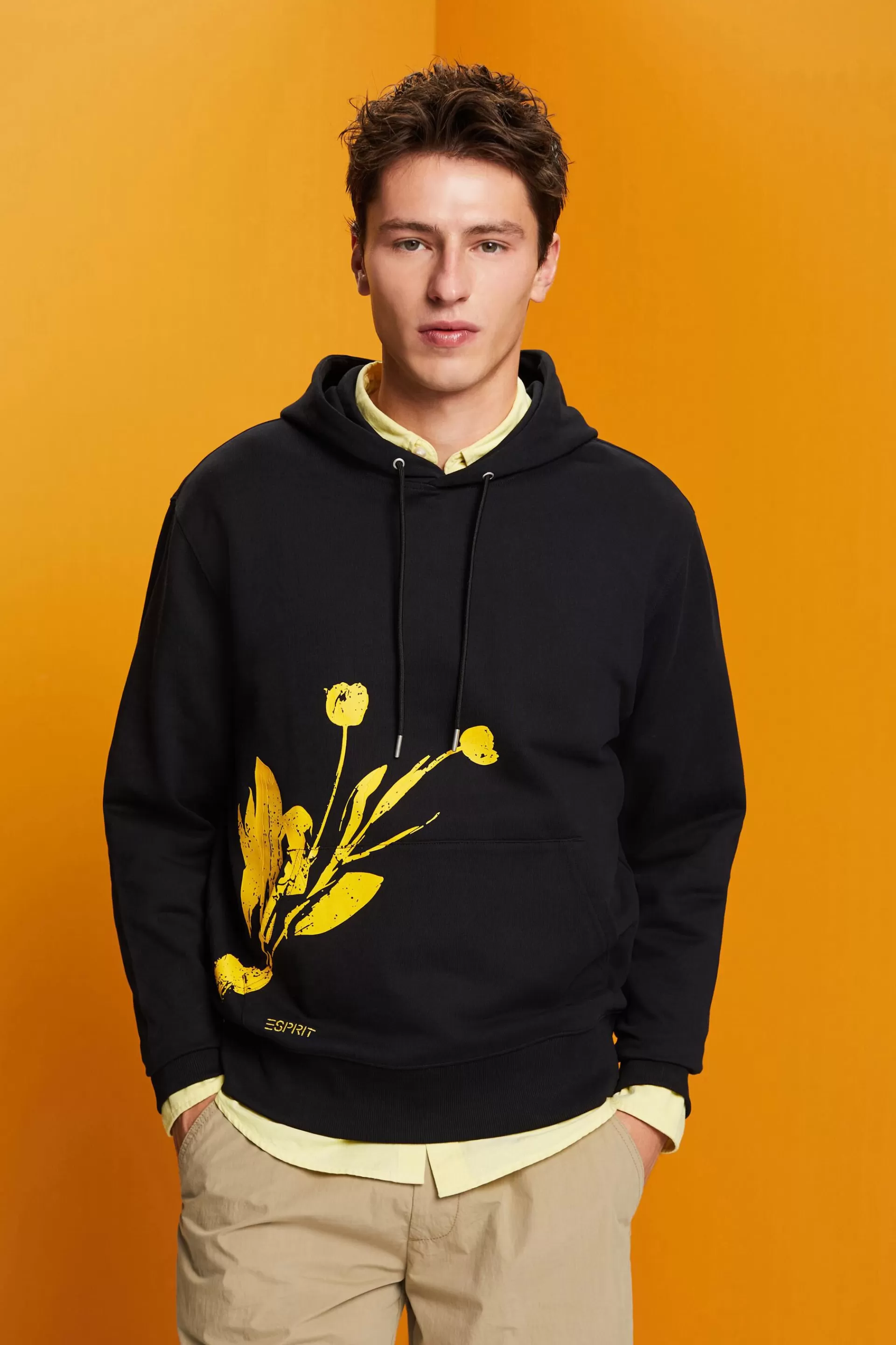 Hoodie mit Print, 100 % Baumwolle-ESPRIT Cheap