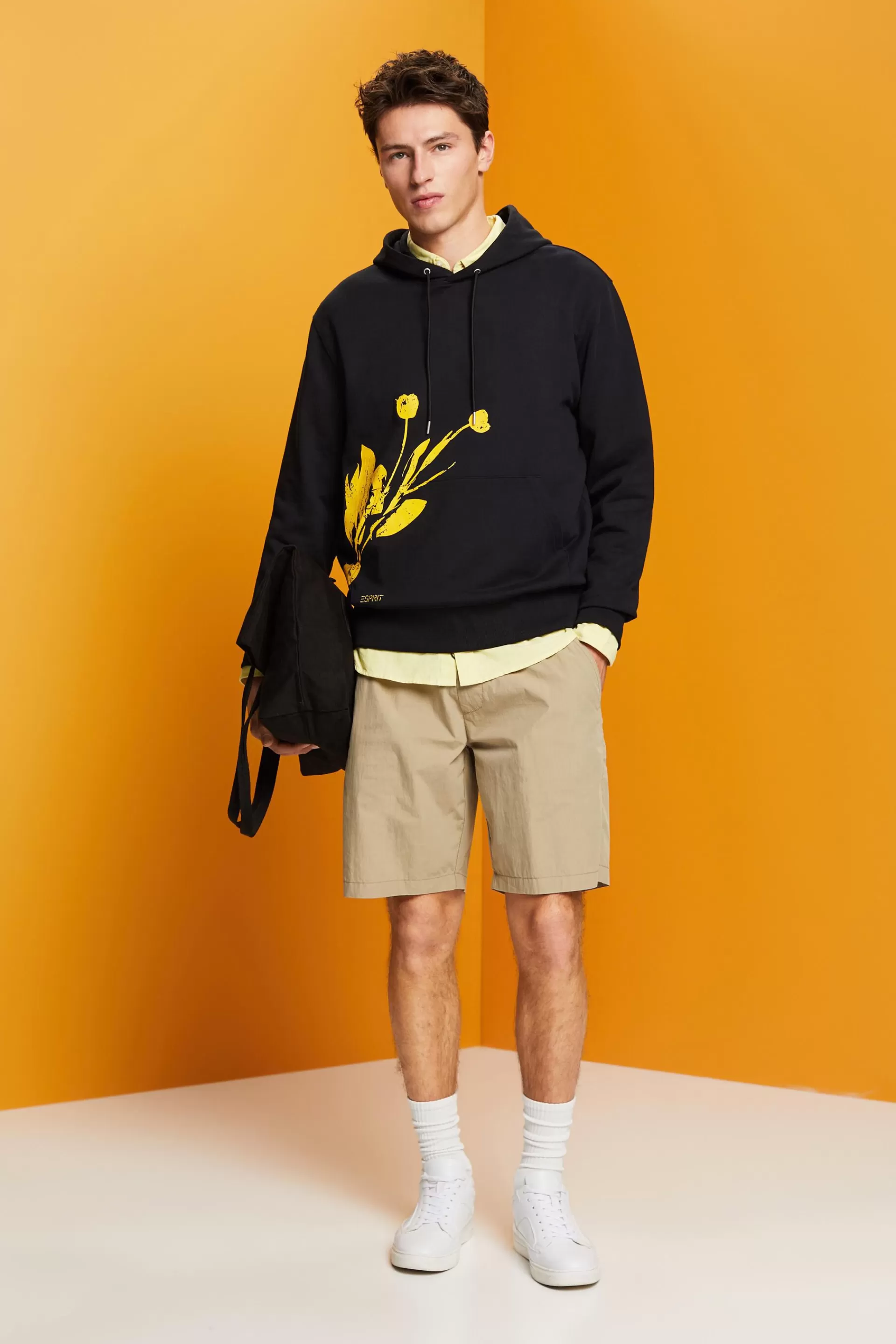 Hoodie mit Print, 100 % Baumwolle-ESPRIT Cheap