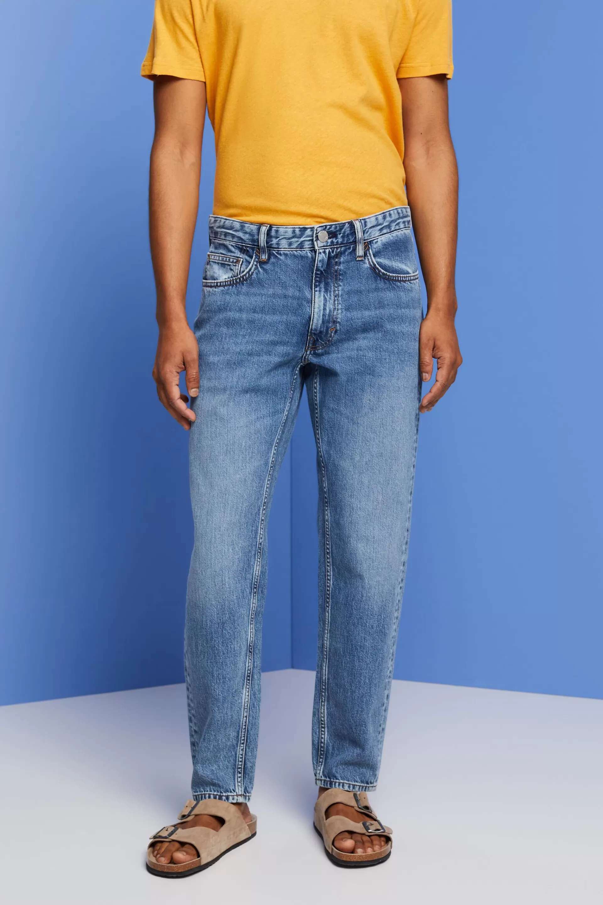 Jeans in bequemer, schmaler Passform-ESPRIT Sale