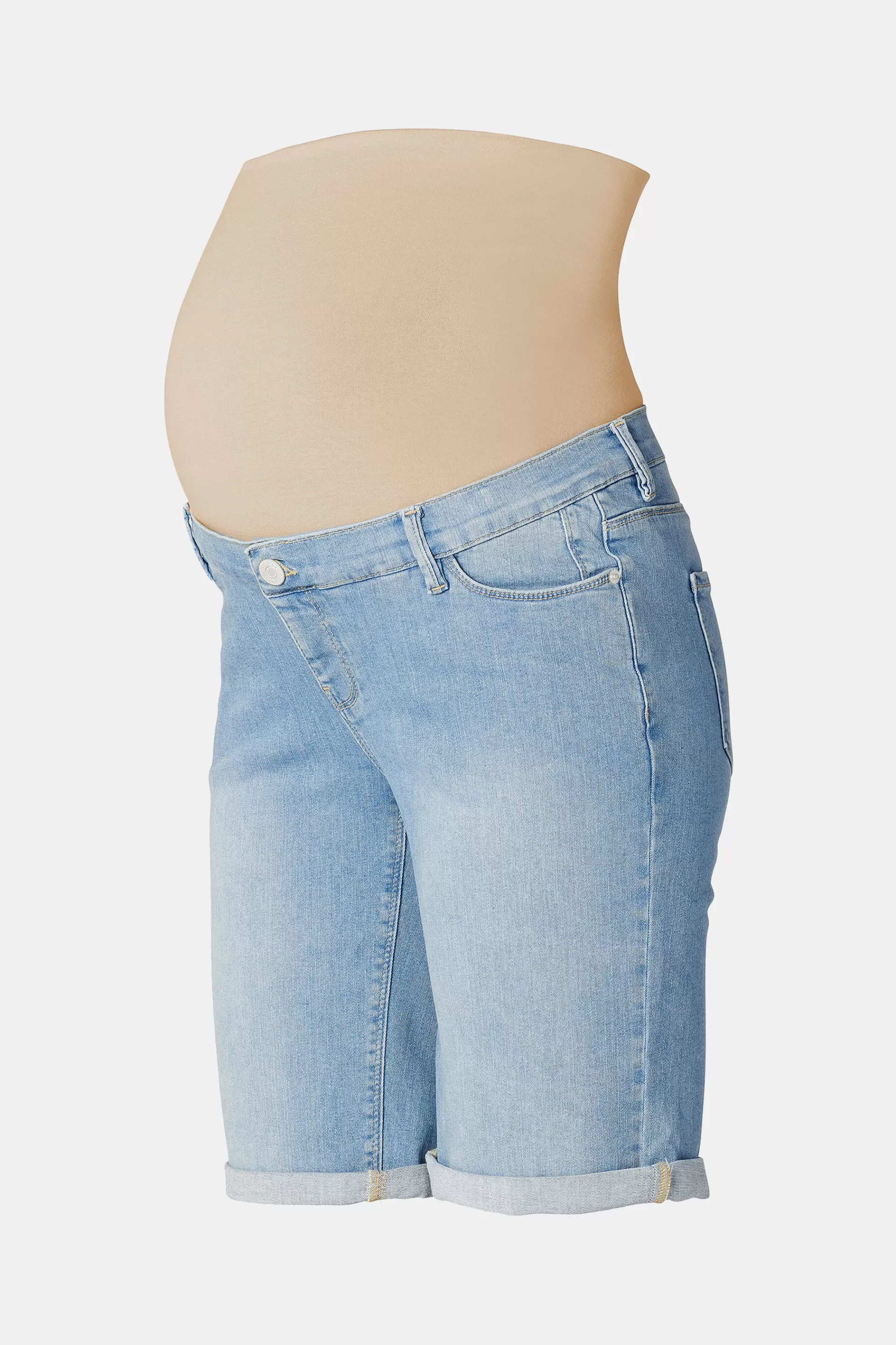 Jeans-Bermuda mit Überbauchbund-ESPRIT Hot